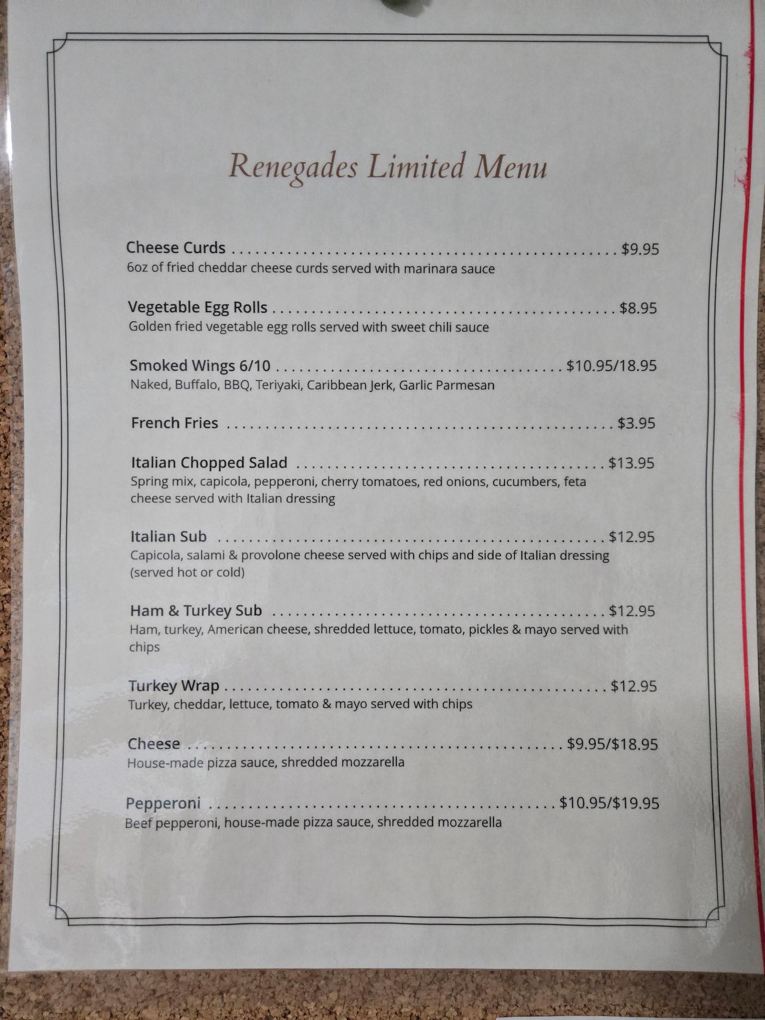 Renegade's - Exciting Update at Tiki! Starting this Monday & Tuesday ...
