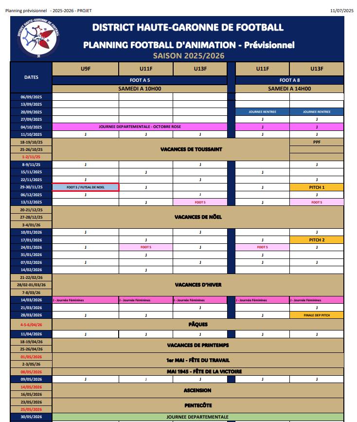 les-foot-animation-feminin-planning-previsionnel-saison-2025-2026