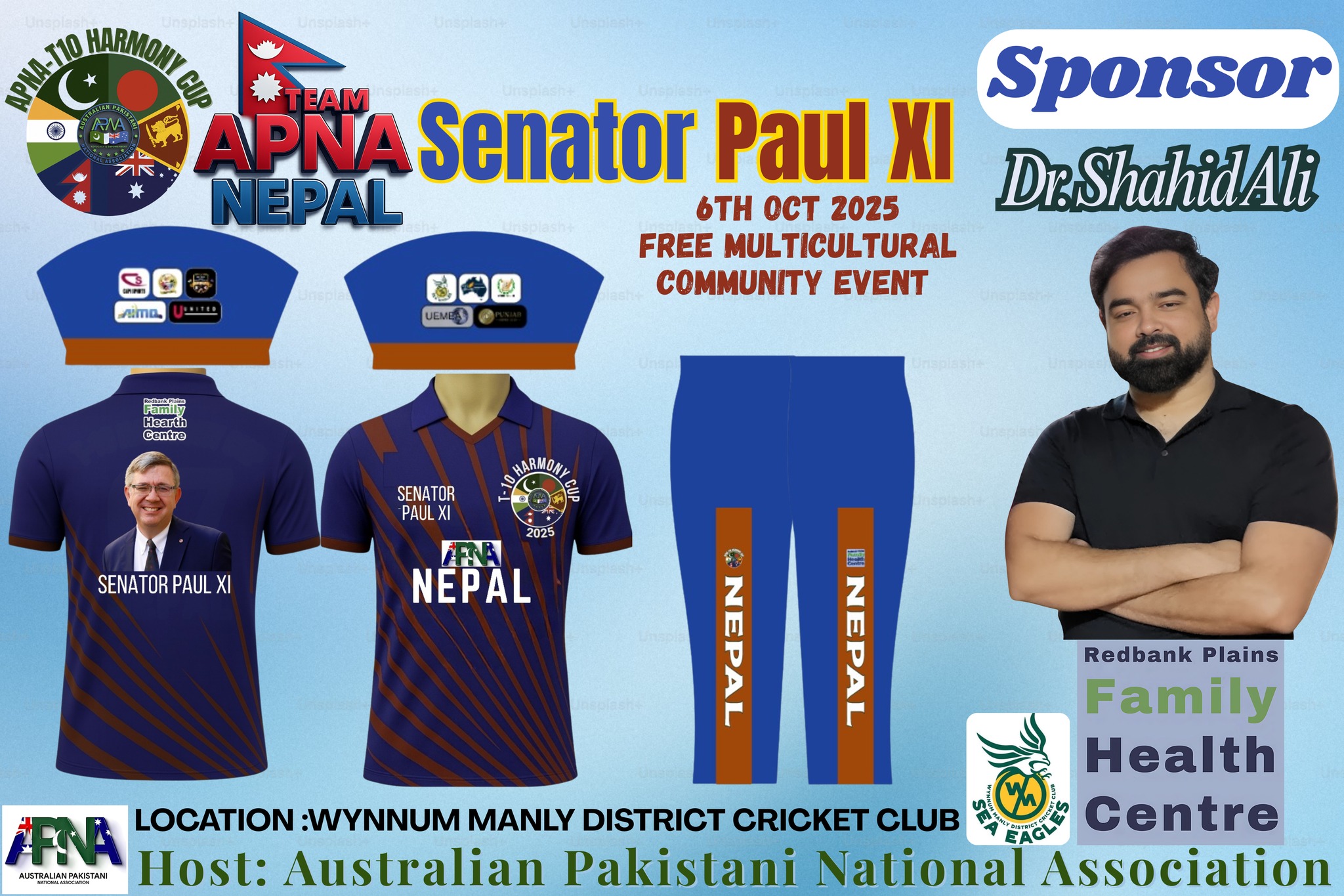 🇳🇵 TEAM... - APNA - Australian Pakistani National Association | Facebook