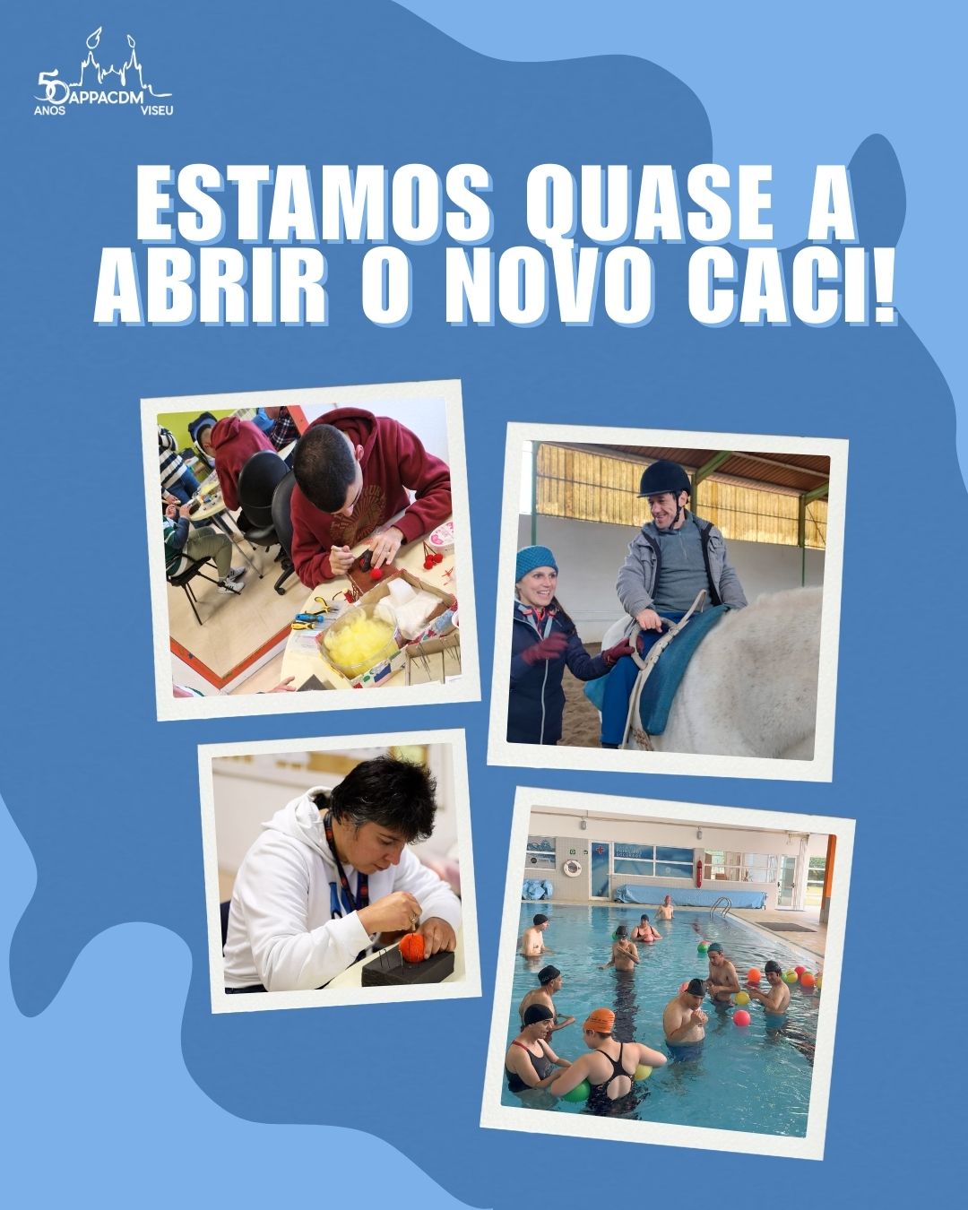 APPACDM - 𝐄𝐬𝐭𝐚𝐦𝐨𝐬 𝐪𝐮𝐚𝐬𝐞 𝐚 𝐚𝐛𝐫𝐢𝐫 𝐨 𝐧𝐨𝐯𝐨 𝐂𝐀𝐂𝐈 𝐝𝐚 𝐒𝐞𝐝𝐞! Um espaço pensado ...