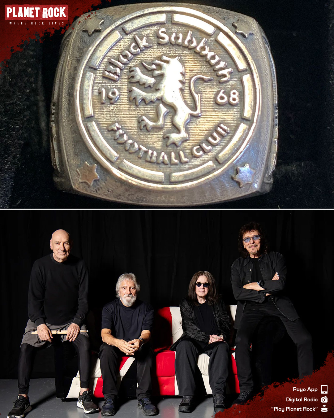 Planet - A solid silver ring specially created for Black Sabbath's Ozzy ...
