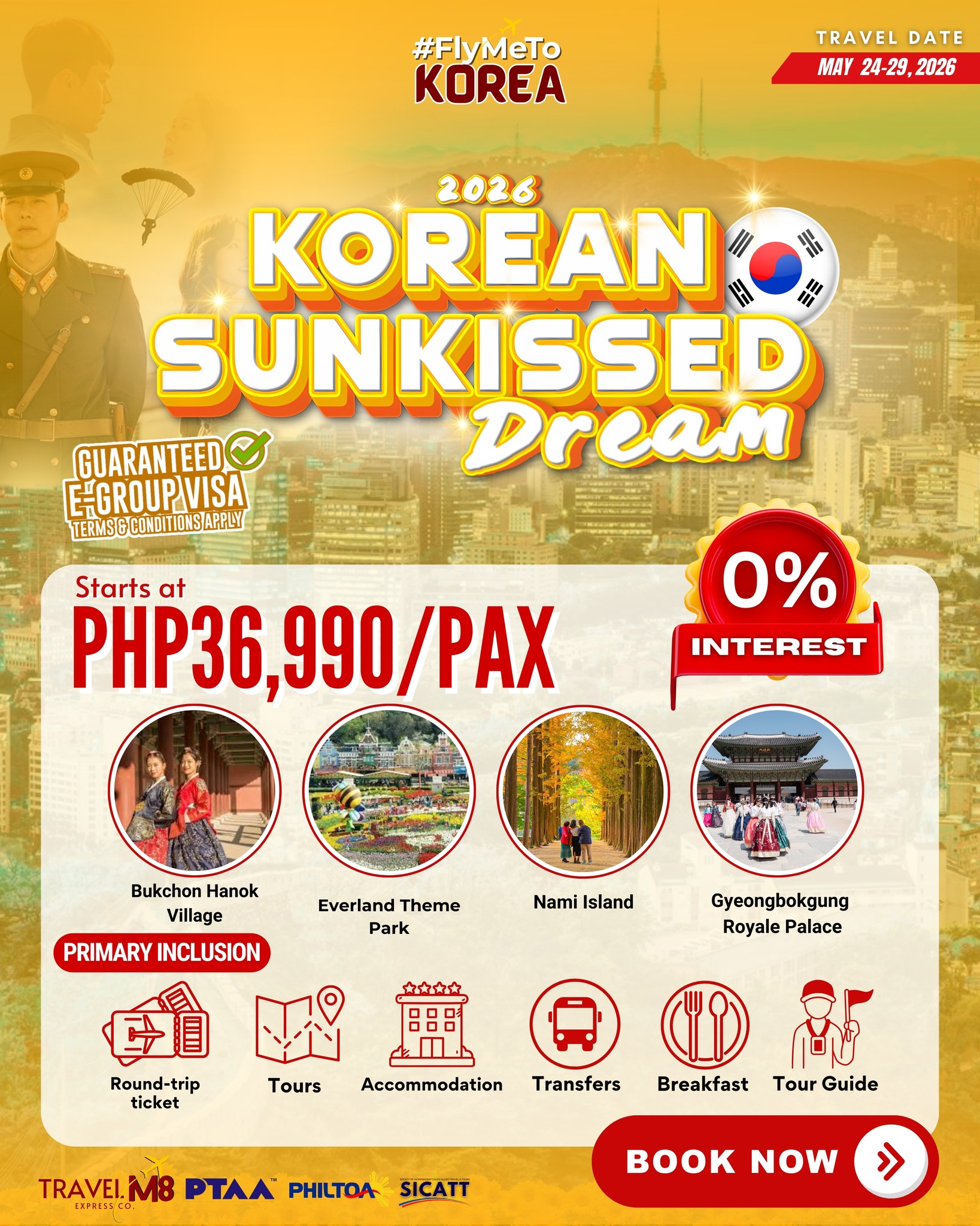 Planning a sunny Korean vacation.