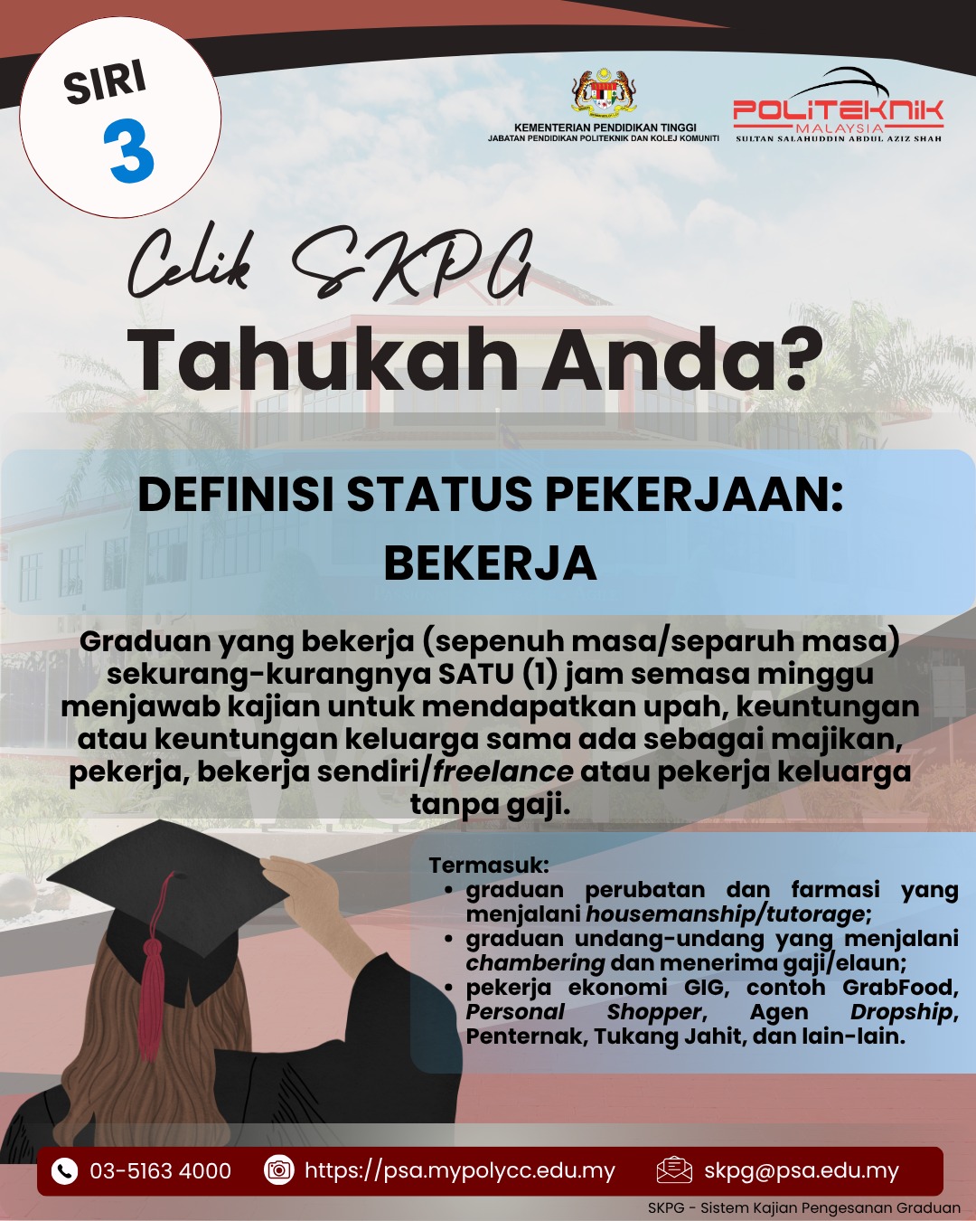 Politeknik - 🎓 CELIK SKPG SIRI 3: APA MAKSUD 'BEKERJA'? Ramai ingat ...