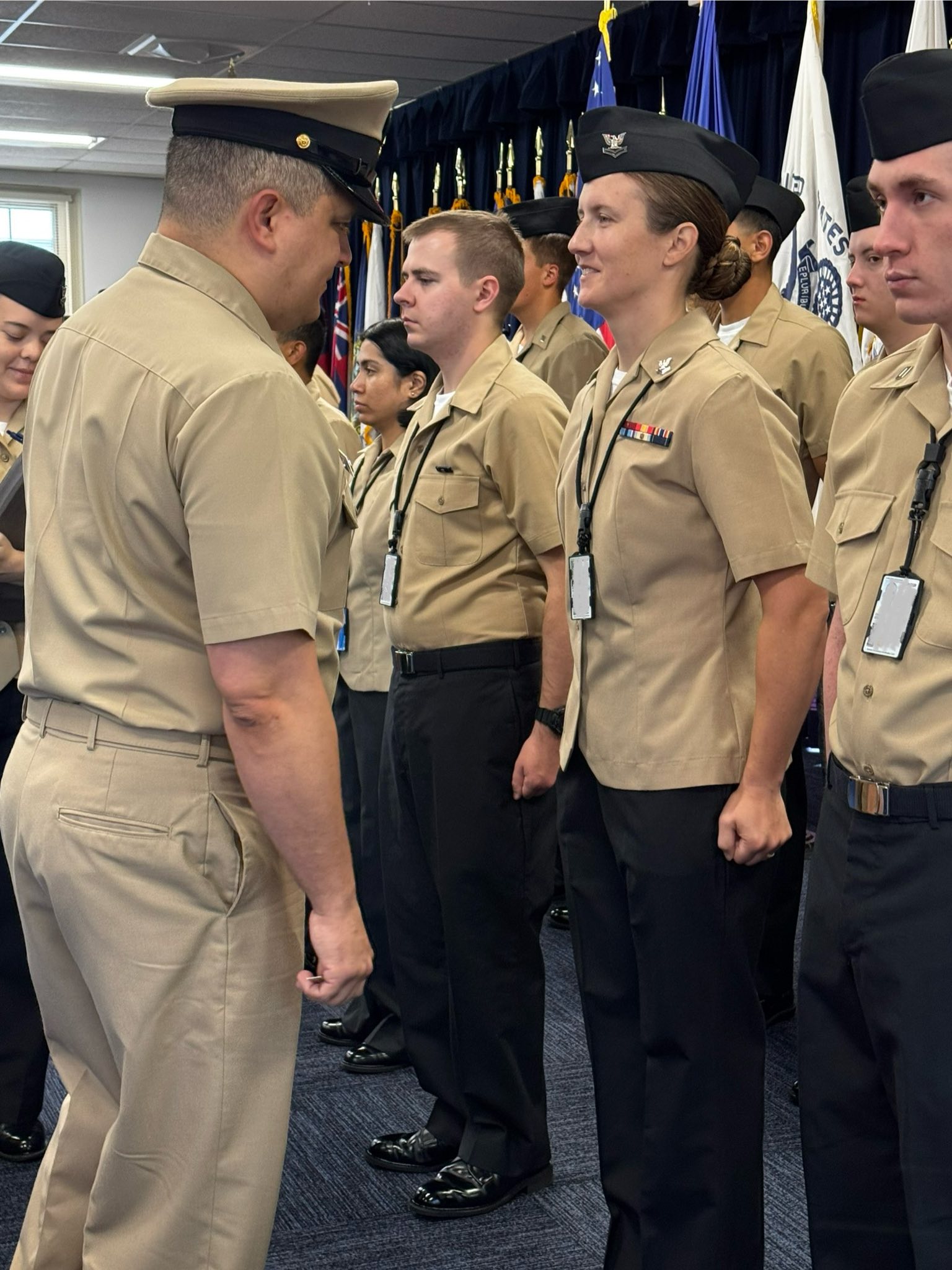 navy brown dress uniform class 25040 passes first NSU inspection structured silhouette suitable for Spaghetti Strap Lopath Satin Asymmetric Neckline Size:6-8 year