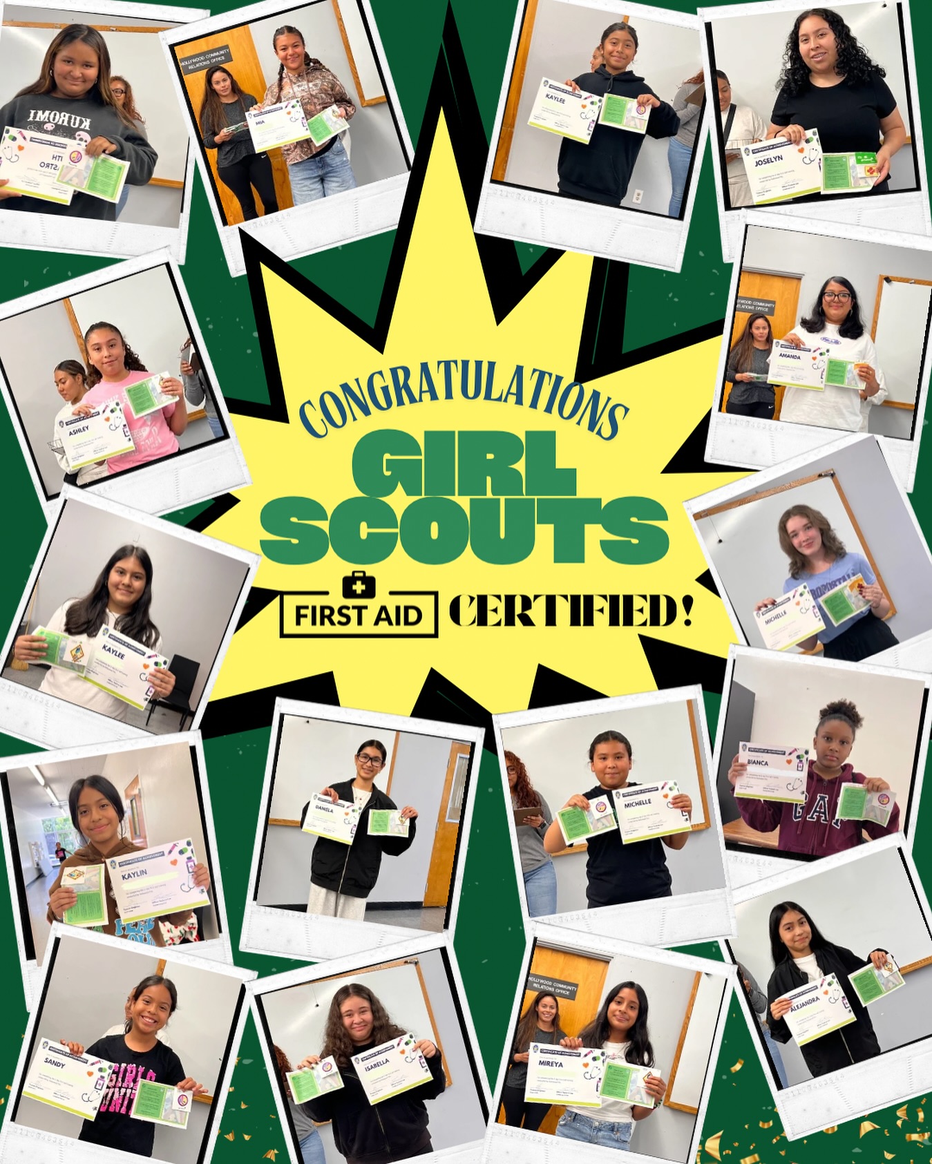 Hollywood - 💚👏 Big congratulations to our amazing Girl Scouts for ...