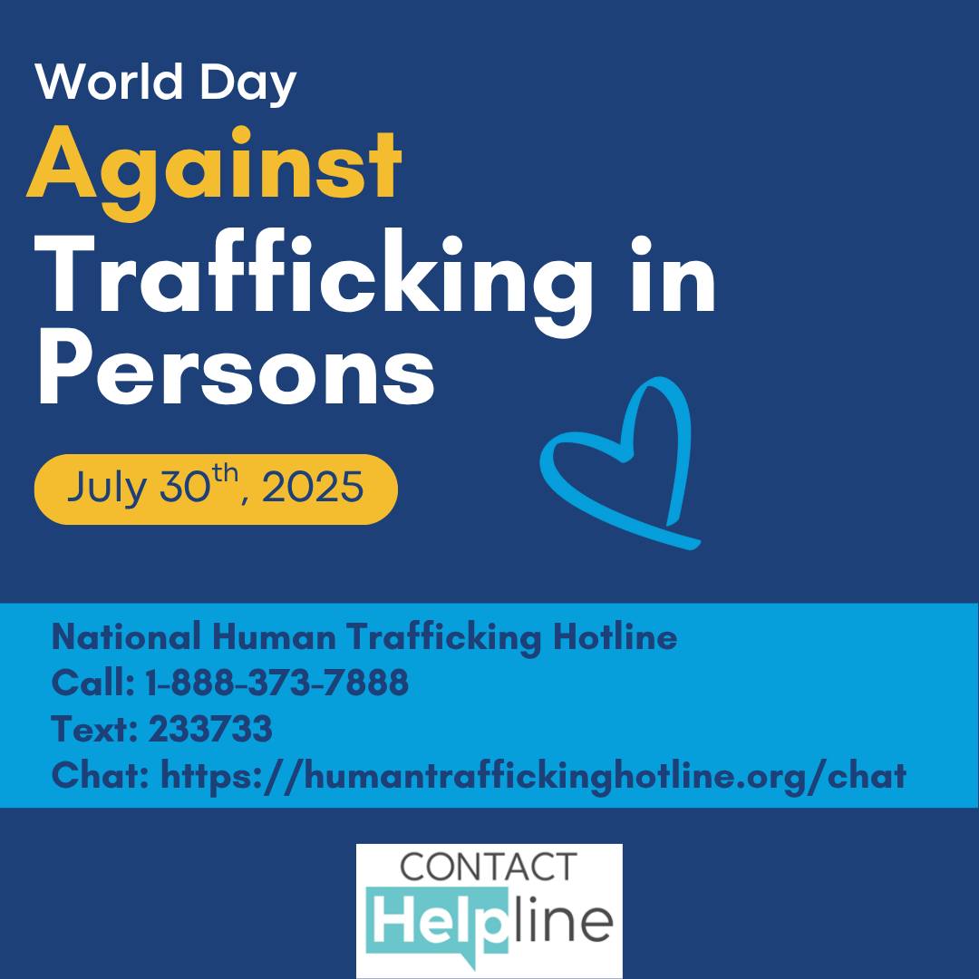CONTACT - Human trafficking happens in every community, and often goes ...