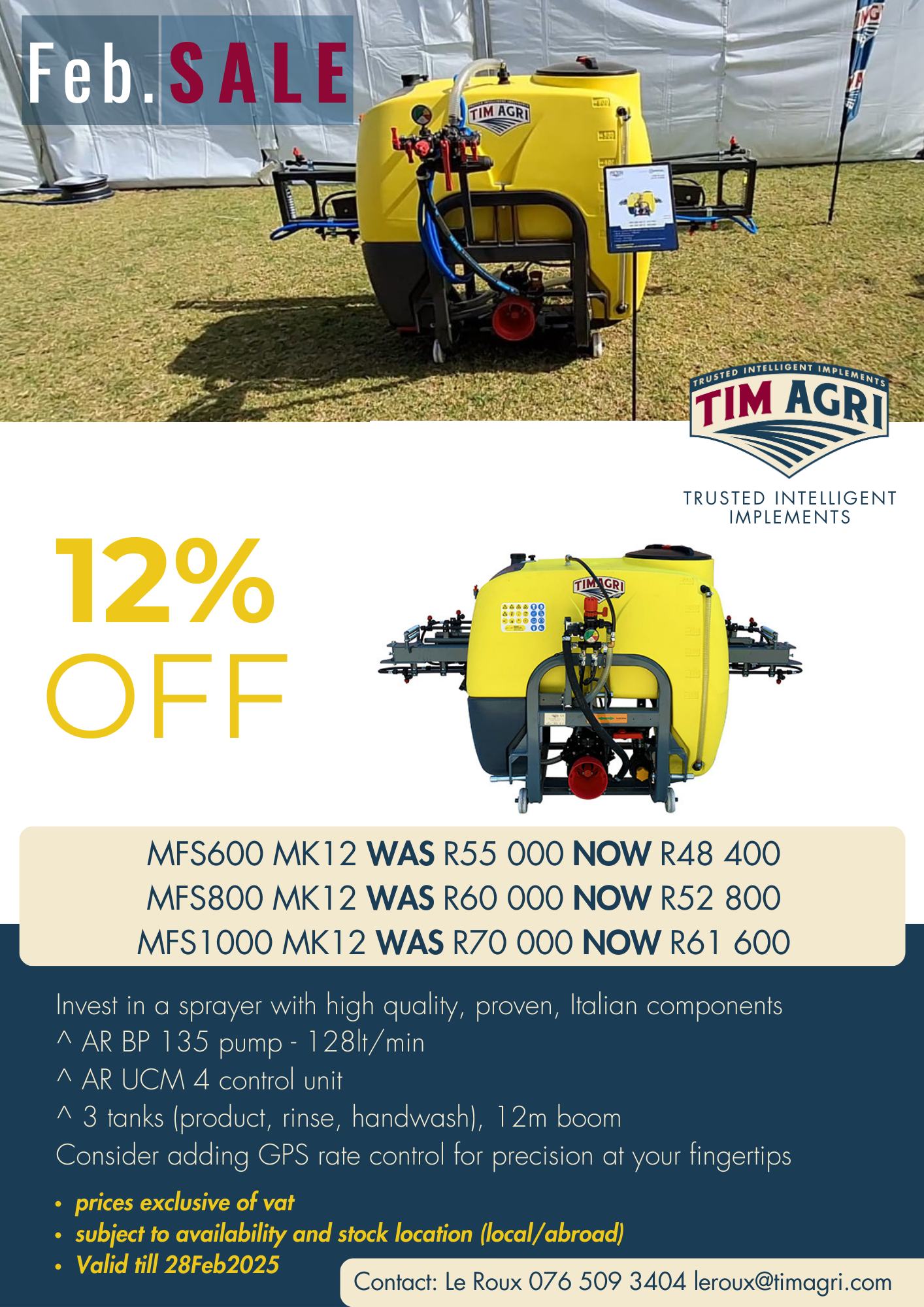 Solid Spraying Equipment | Oudtshoorn