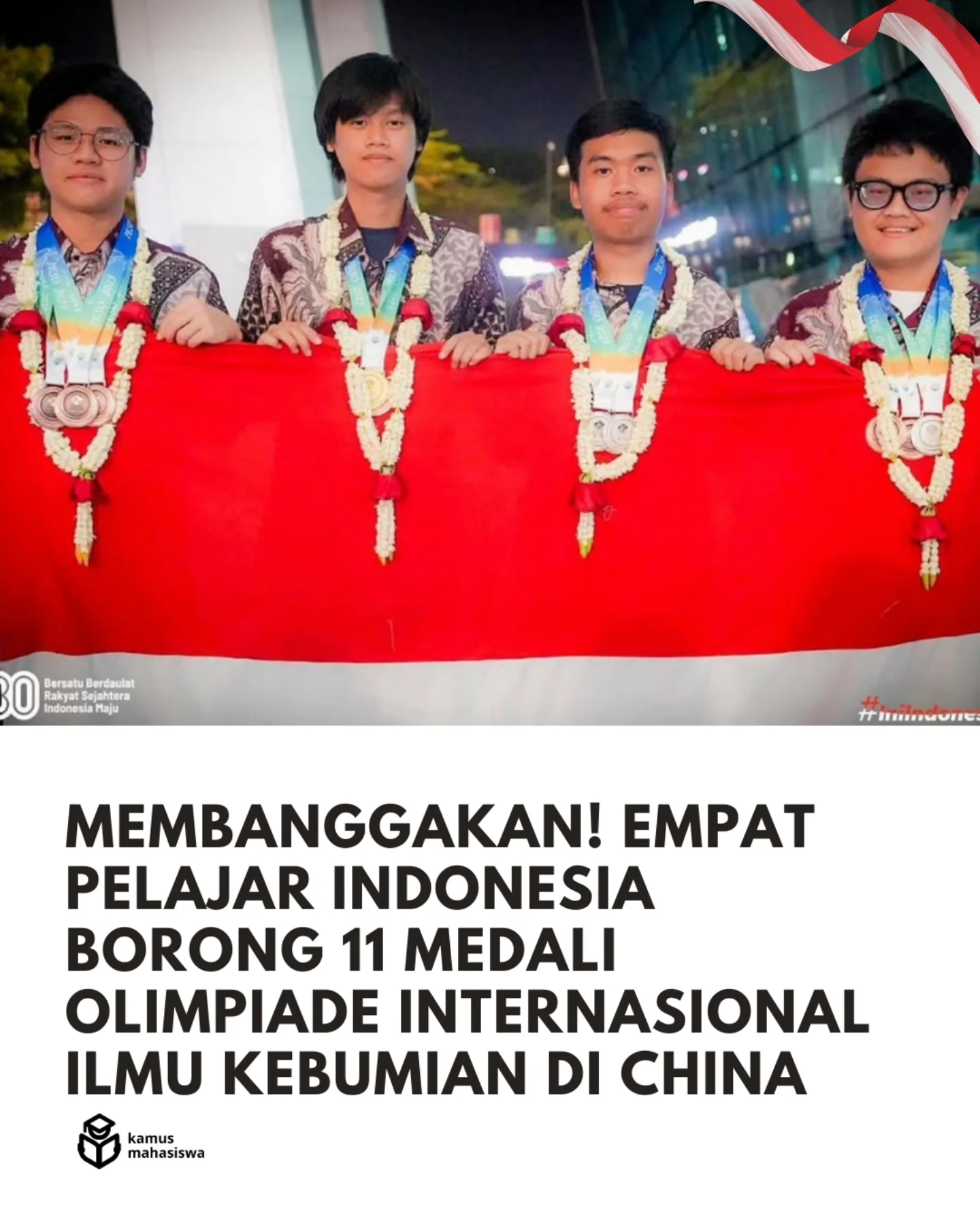kamusmahasiswa - Indonesia Boyong 11 Medali di International Earth ...