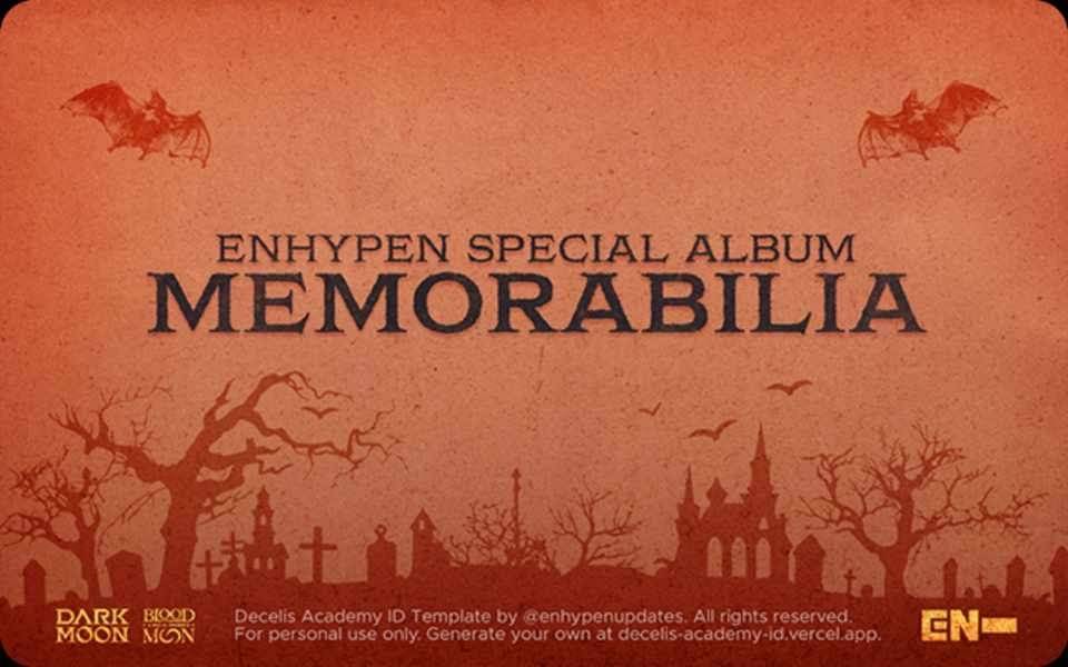 SCAN] Enhypen Dark moon Panorama Card - JINO x SOLON.