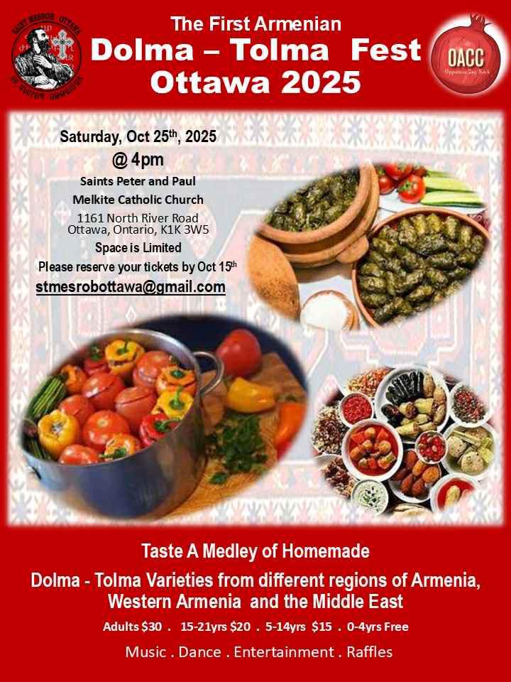 St - ANNOUNCEMENT 🍆🥔🍅🌶️🧅🍠🫑 St.Mesrob-Ottawa’s Ladies Guild are excited ...