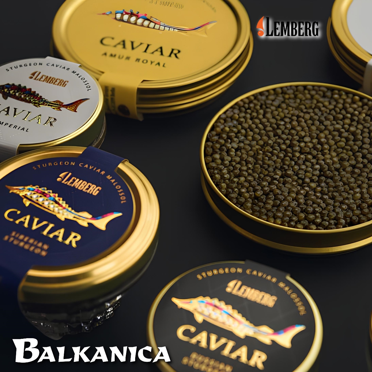 Balkanica - CAVIAR NEGRO y ROJO de LEMBERG🐟 es un producto premium con ...
