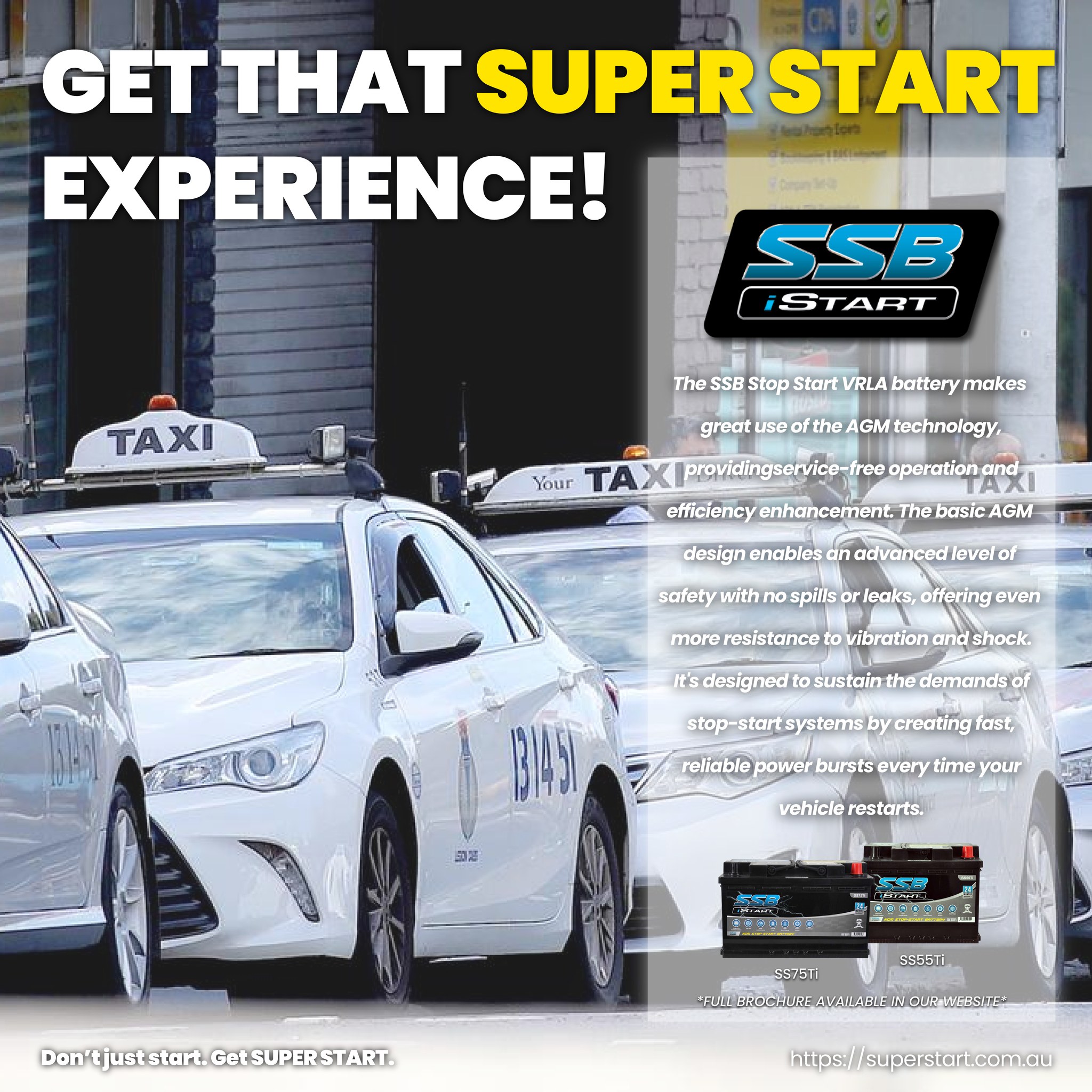 Super - The SSB Stop Start VRLA battery was developed with the modern ...