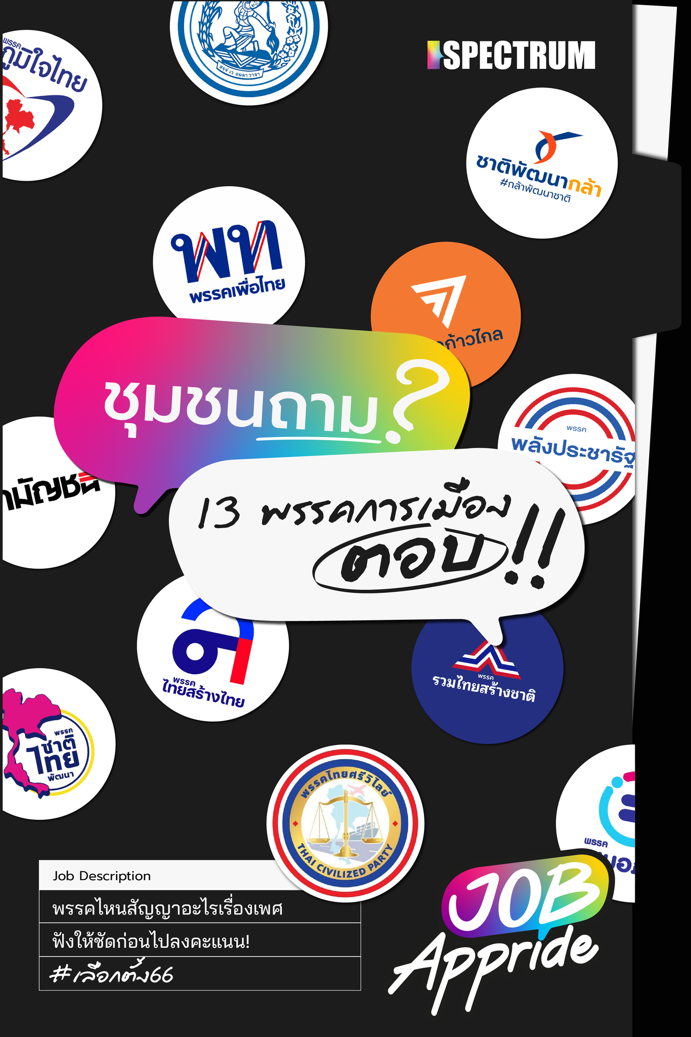 SPECTRUM - ส่งท้ายโมงยามแห่งการหาเสียง ด้วยคำตอบชัดๆ จาก...