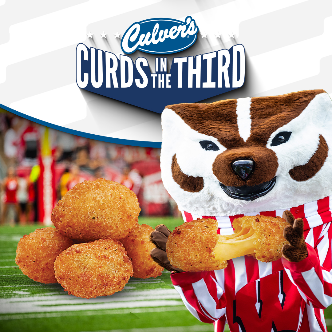 FREE Culver's Curds with an online... - Wisconsin Badgers | Facebook