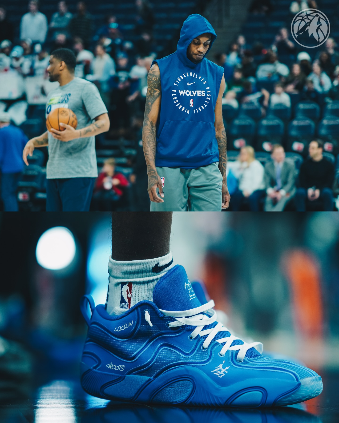 Tatum 3 'Blueprint' on feet 🔥