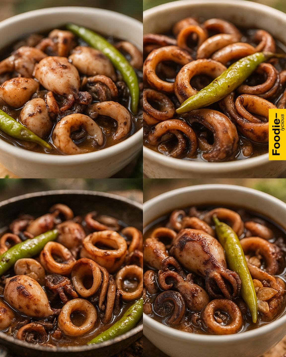 Foodie - Tender squid simmered in soy sauce, vinegar, and lots of ...