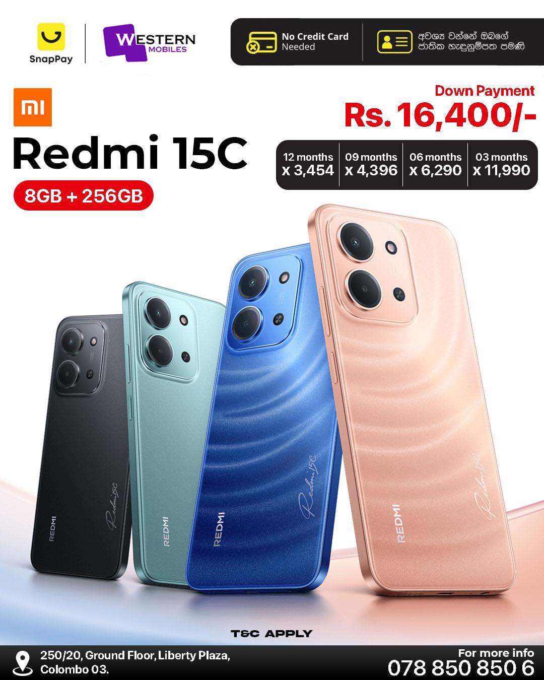 Western - Buy the all new Redmi 15C with easy payment plans at Western ...