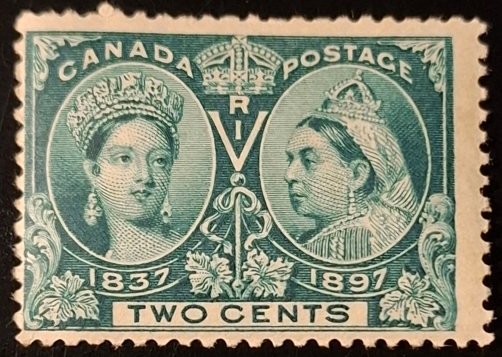 Canada's 1897 Queen Victoria diamond jubilee stamp set