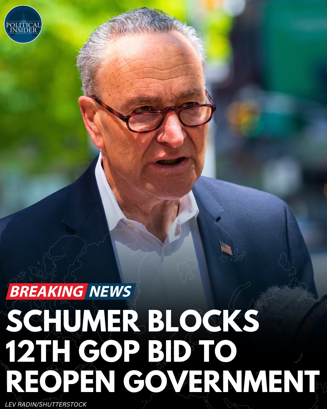 The Political - Senate Minority Leader Chuck Schumer and Senate ...