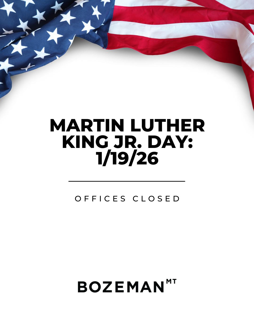 City of Bozeman - A reminder that city offices are closed... | Facebook