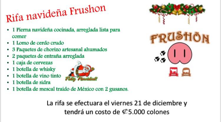 Frushön - Se viene rifa para los Frushönes. Pueden contactarme al ...