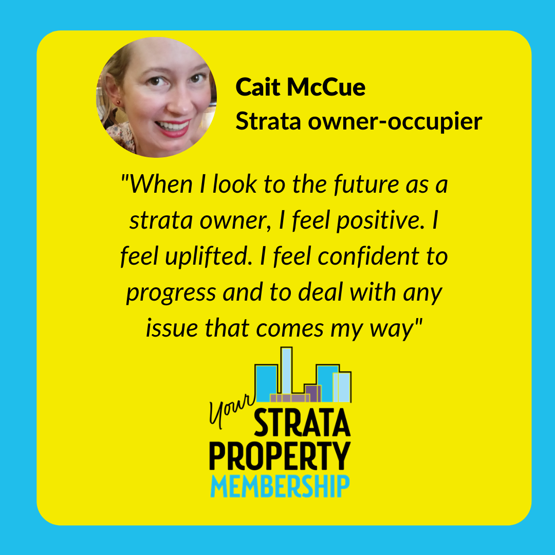 Curated visual reference: Visual Reference: Meet Cait An Owner Occupier In A Your Strata Property