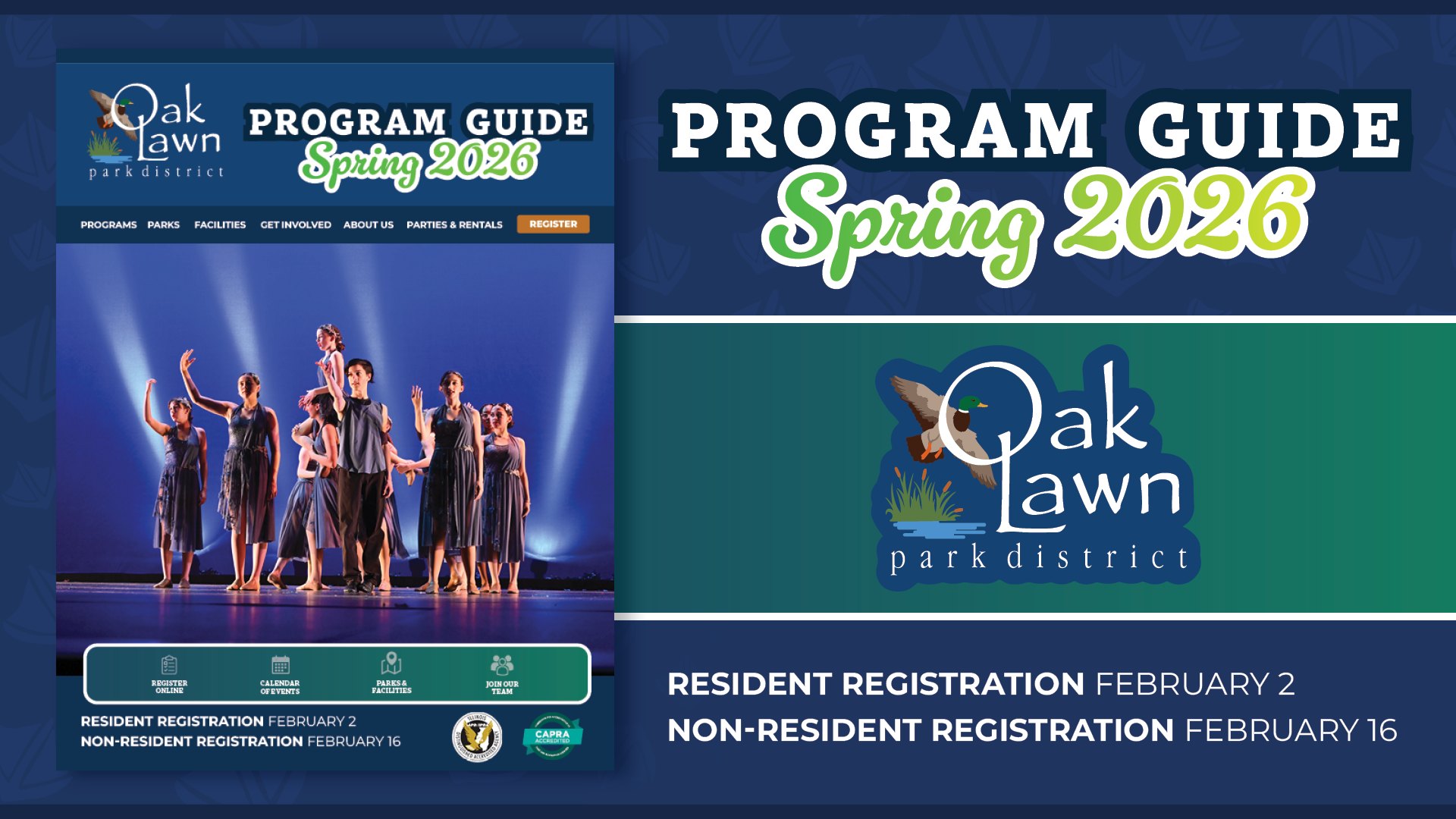 🦆 SPRING PROGRAM GUIDE IS LIVE... - Oak Lawn Park District | Facebook