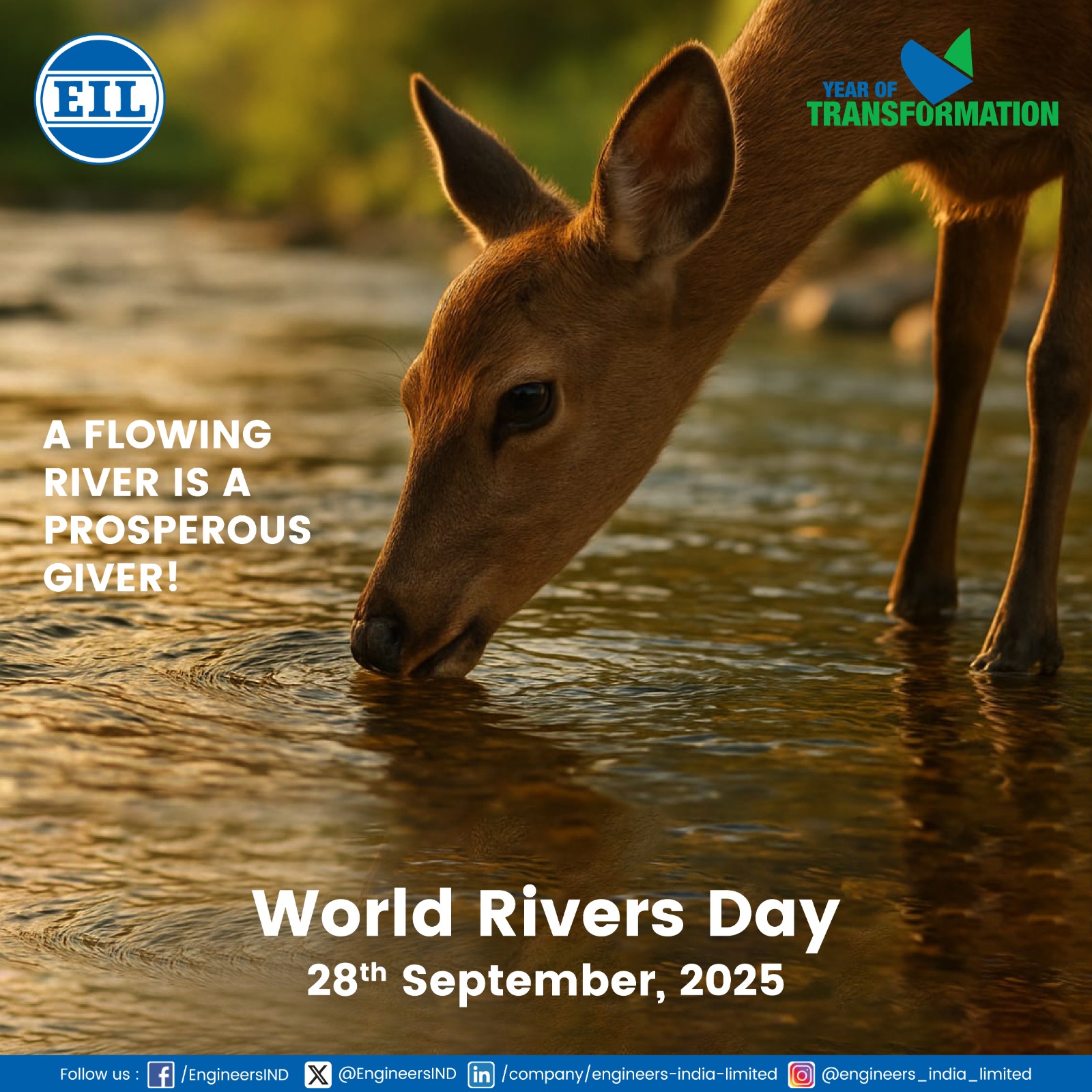 Engineers - Rivers are the lifelines of our planet, nurturing ...