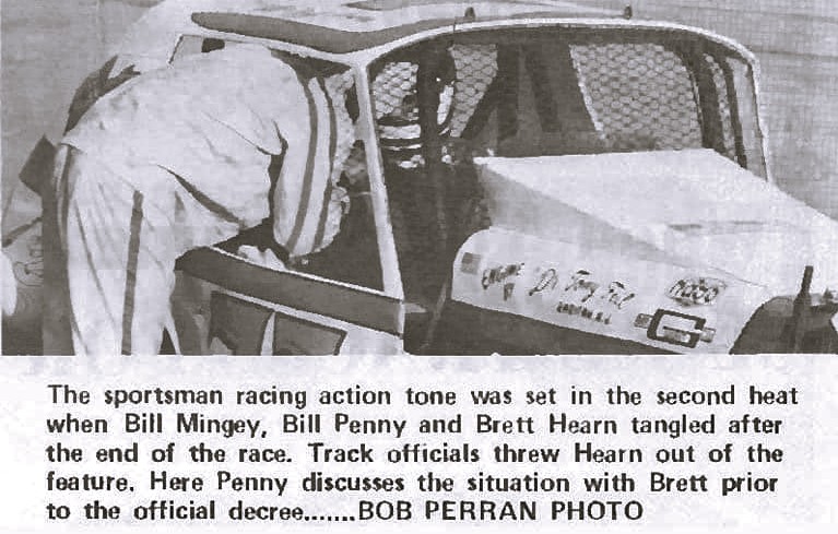 Nazareth - Bill Penny #25 doing some 'splaining to Brett Hearn #77 ...