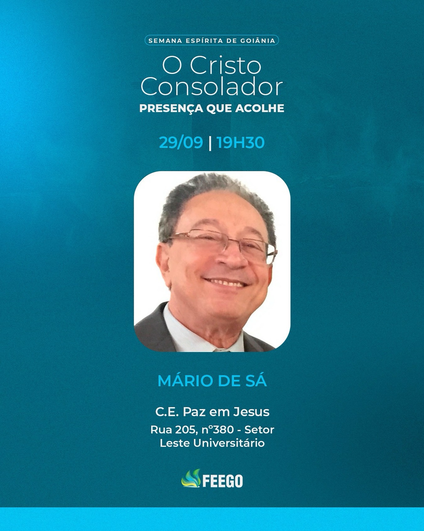 Feego - Na Semana Espírita de Goiânia 2025, vamos juntos refletir sobre ...