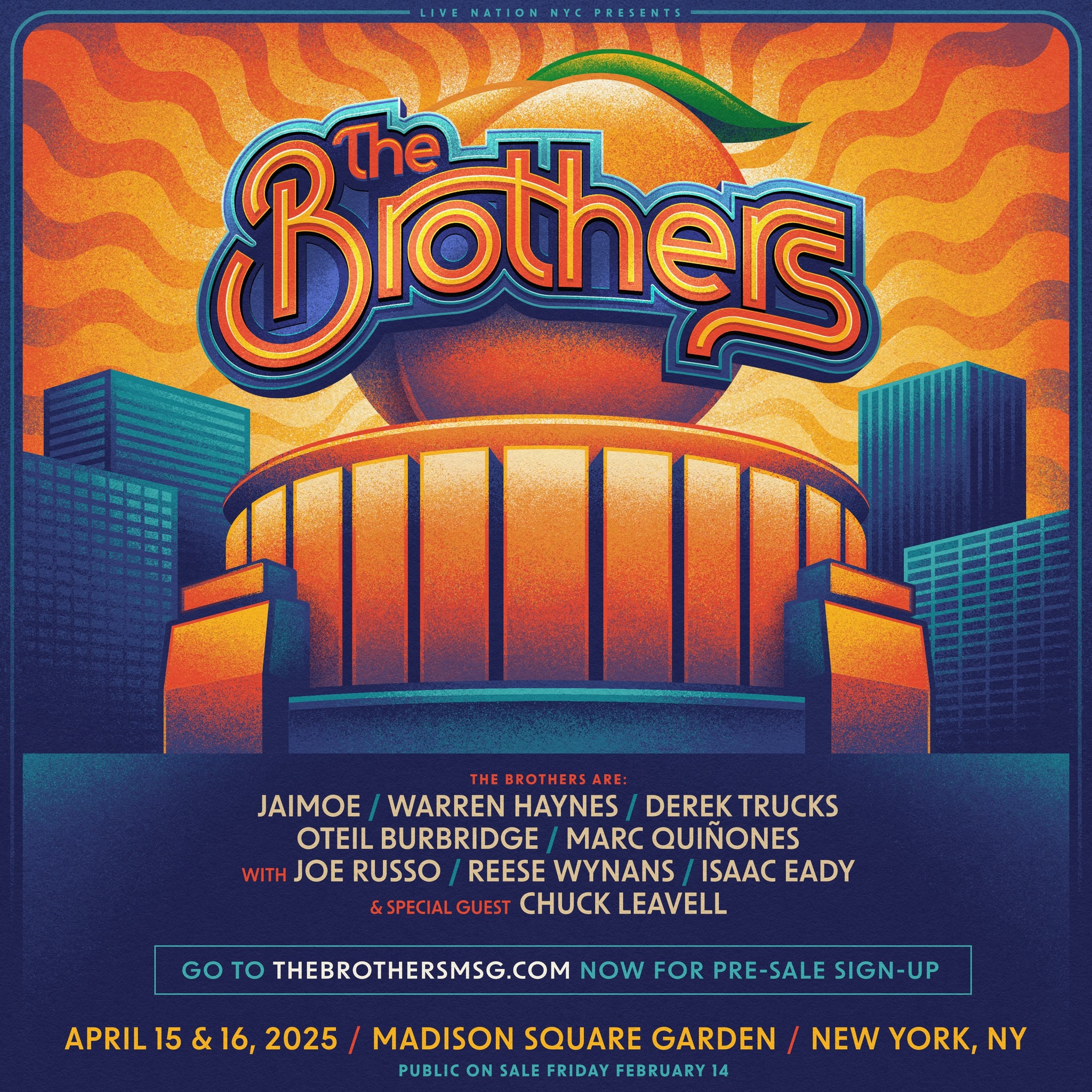 JUST ANNOUNCED: The Brothers return to The Garden for their only 