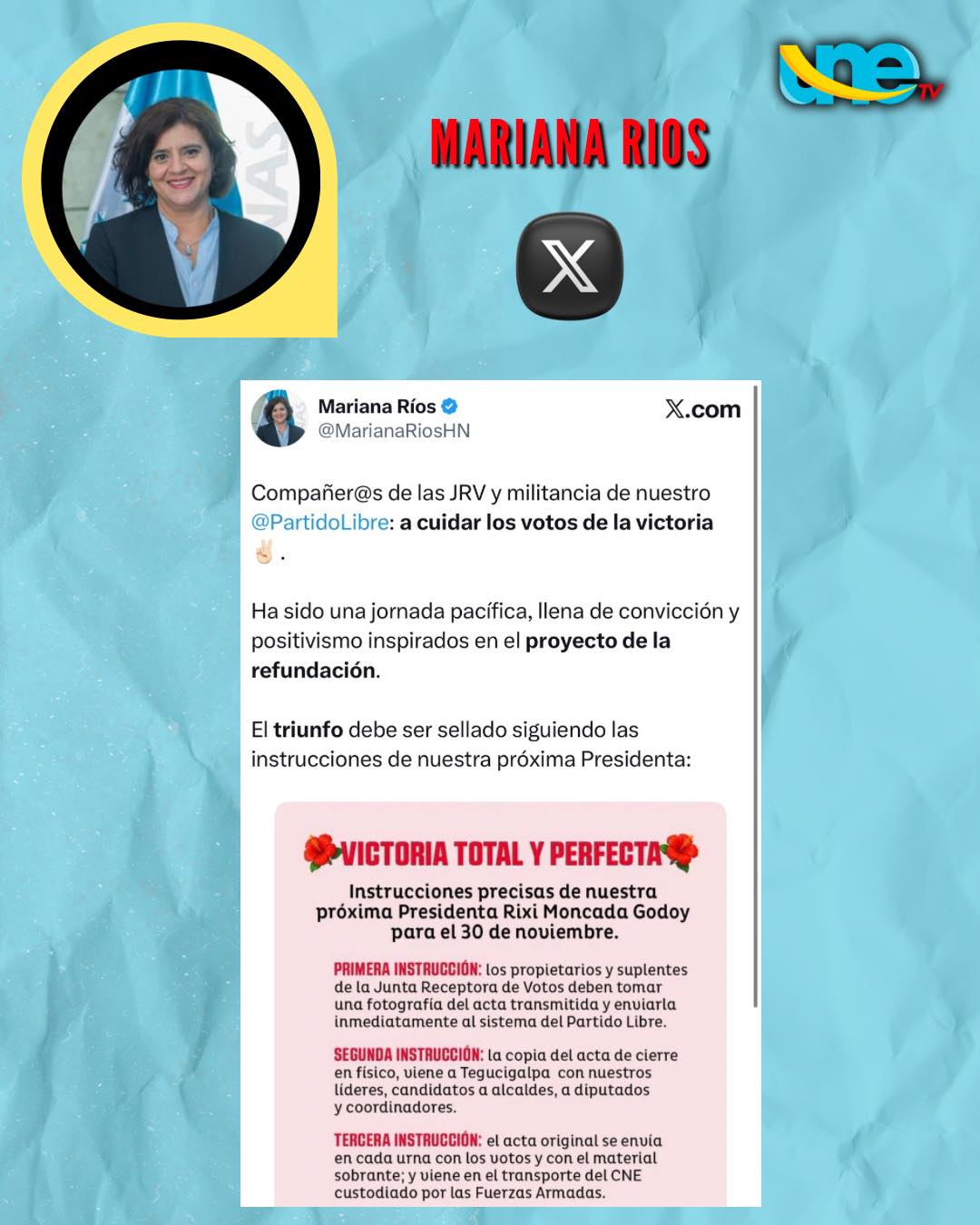 UNE - #Política | La directora ejecutiva de la SAR, Mariana Ríos, llamó ...