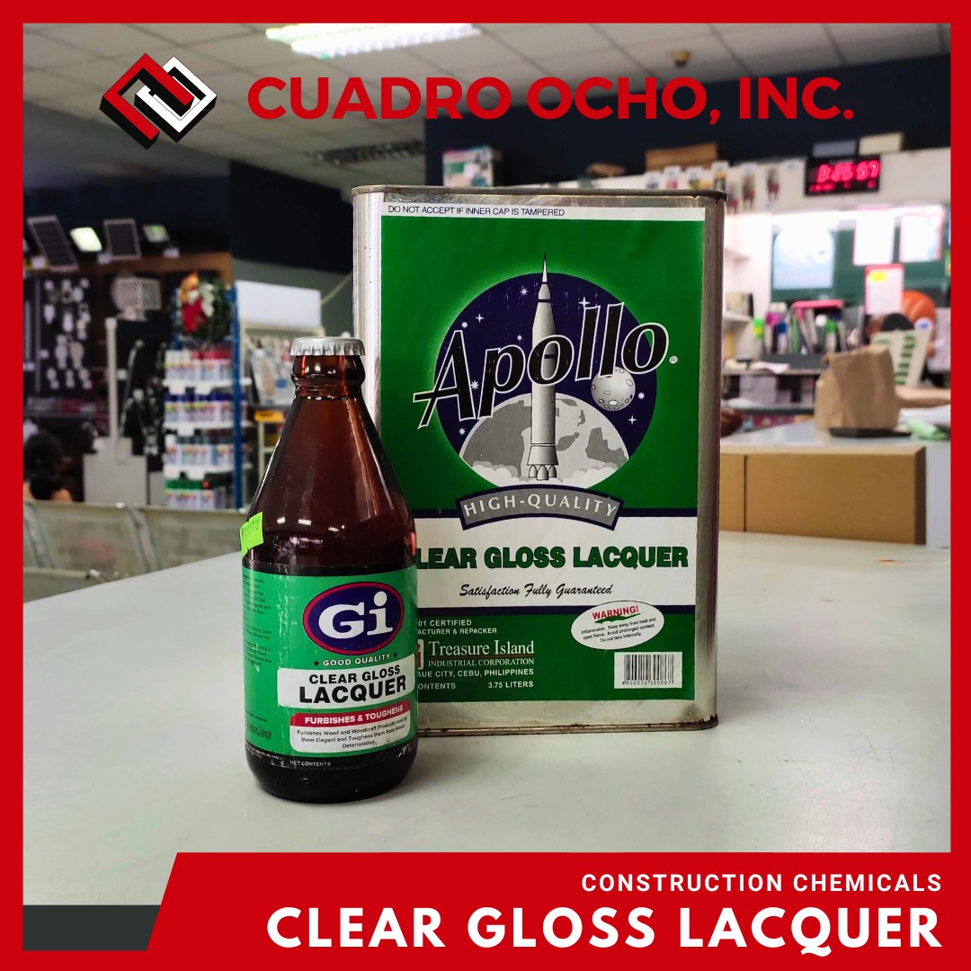 Cuadro - APOLLO CLEAR GLOSS LACQUER USE: Used as finishing over lacquer ...