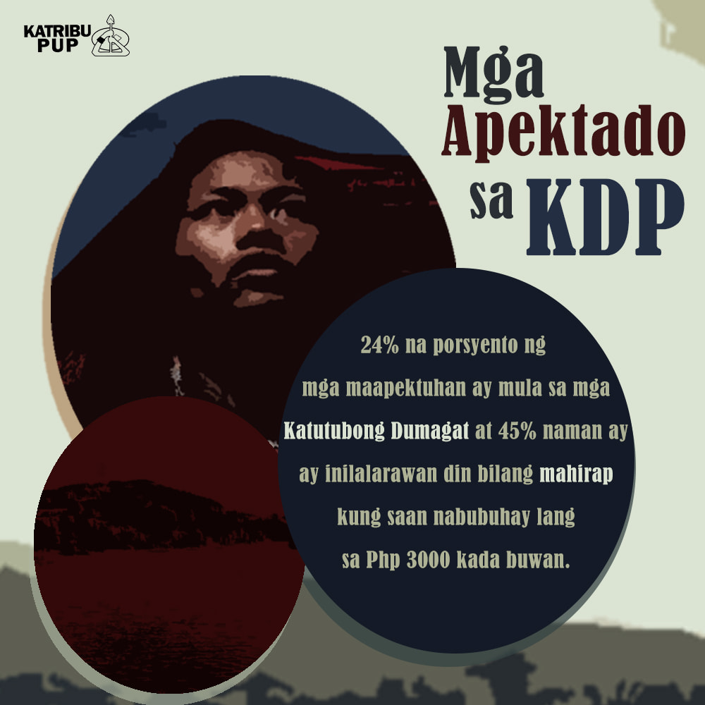 KATRIBU PUP - Mga Apektado sa KDP Isa sa pangunahing apektado sa ...