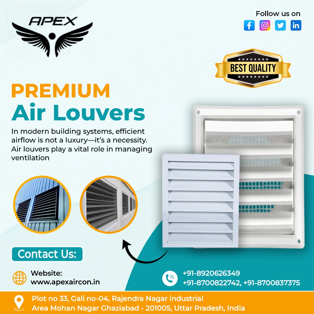 Apex - 🌬️ APEX – Premium Air Louvers In today’s modern buildings ...