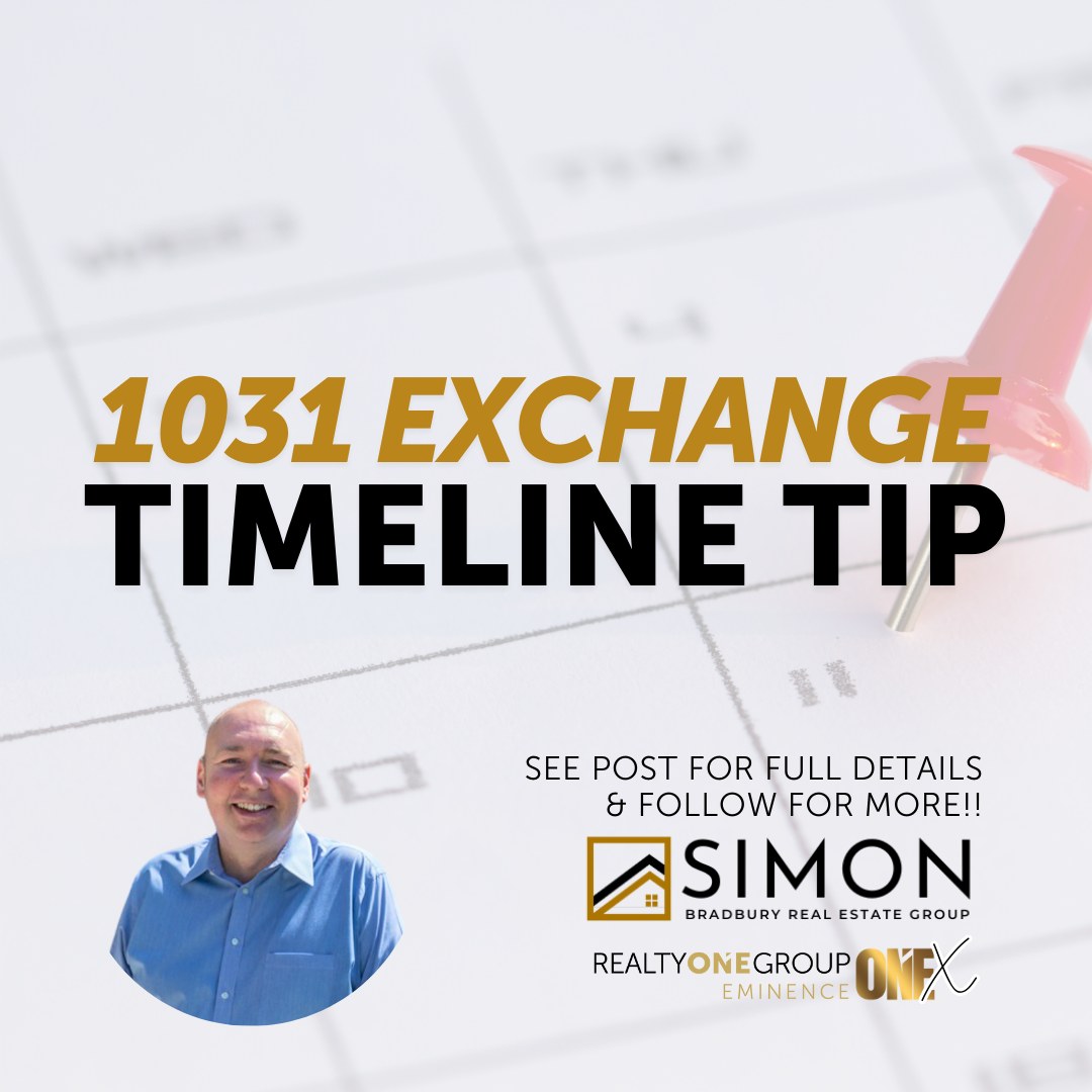 💡 1031 Exchange Tip: You have 45 days to identify a replacement ...