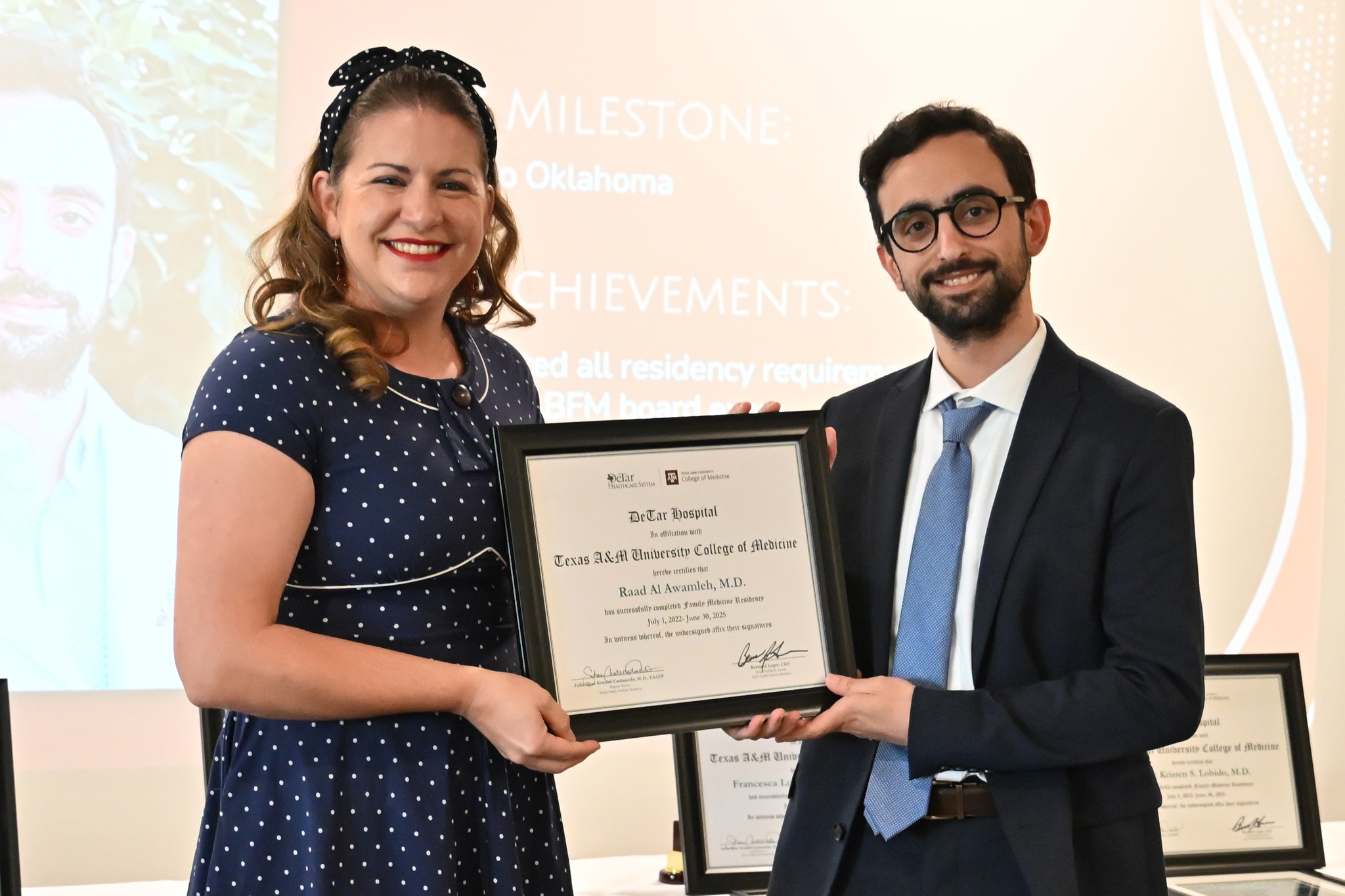 DeTar - DeTar Family Medicine Residency Program Celebrates Graduation ...