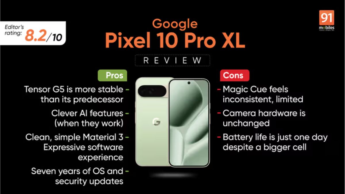 Pixel 10 Pro XL is Google