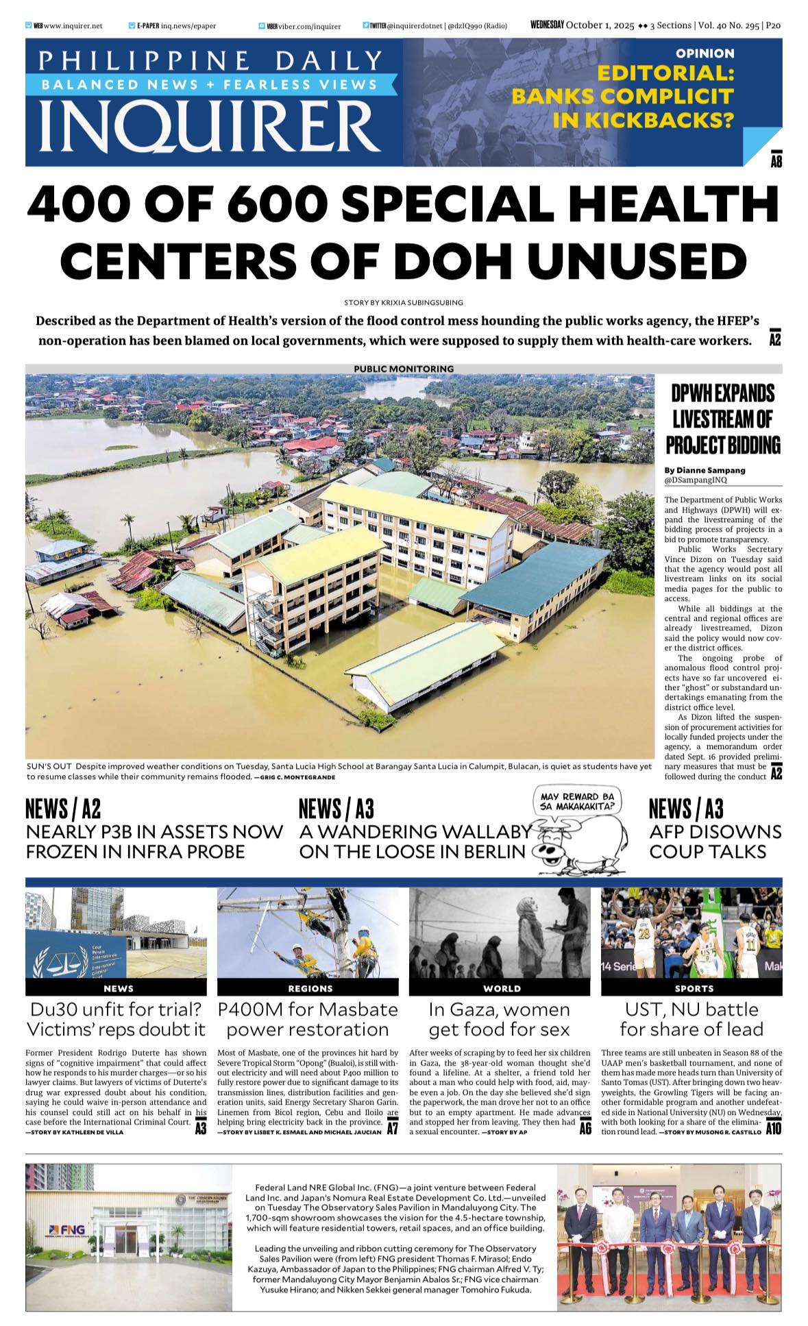 Philippine - Good morning! Here is today's Philippine Daily Inquirer ...
