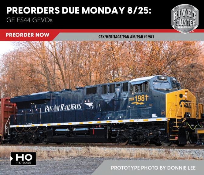 ScaleTrains - Preorders for our latest run of Rivet... | Facebook