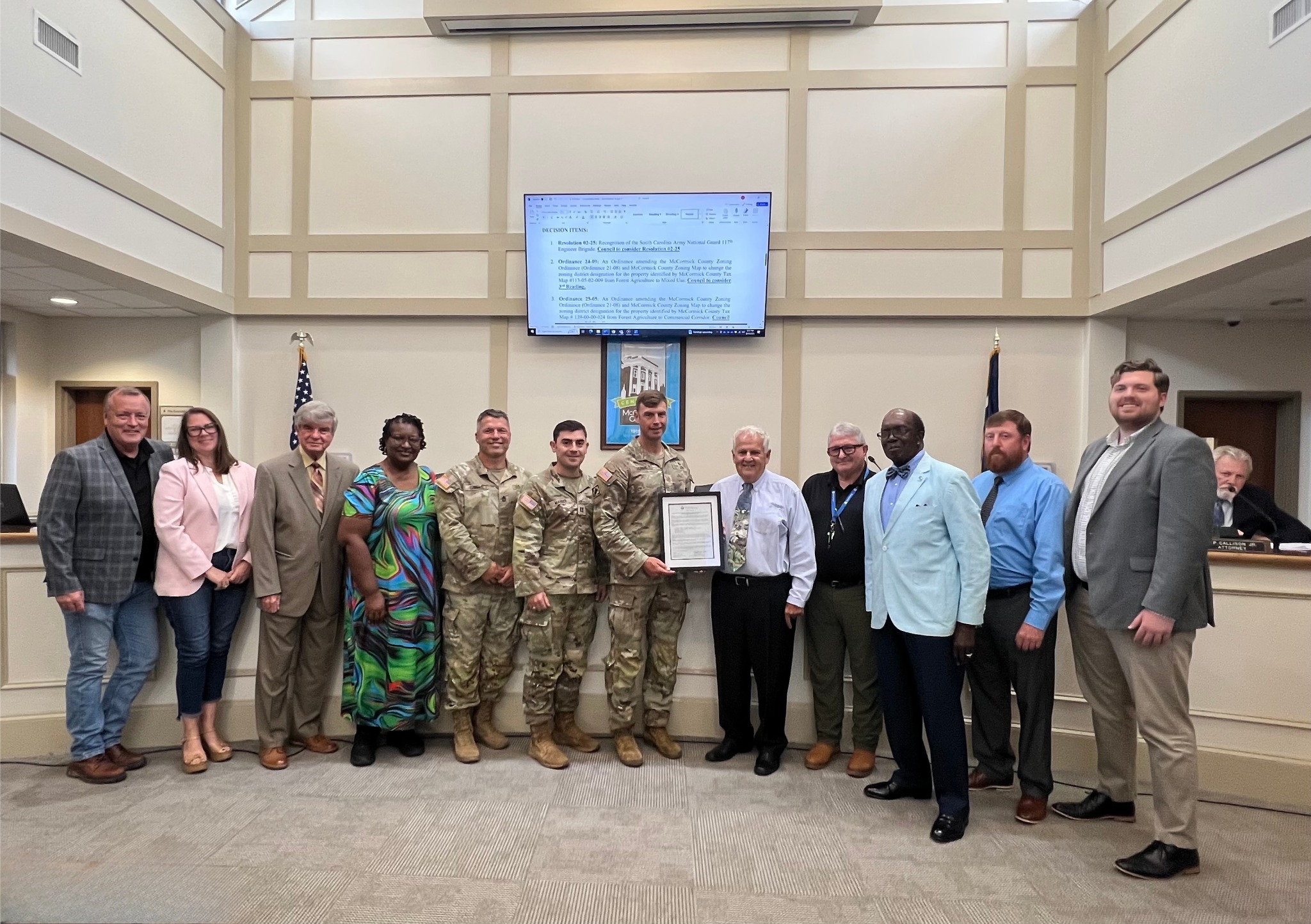 McCormick - The McCormick County Council expresses its deepest ...