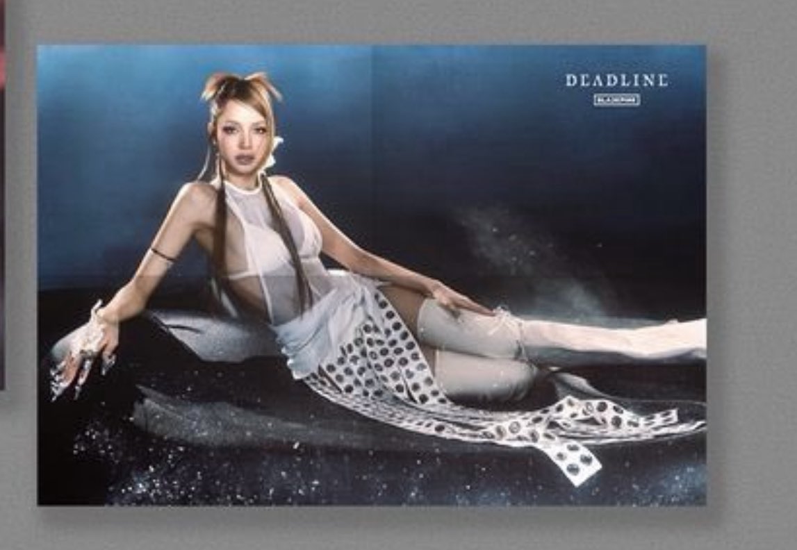 LISA x BP 3rd MINI ALBUM [DEADLINE] (Visual Update) - Photocards +