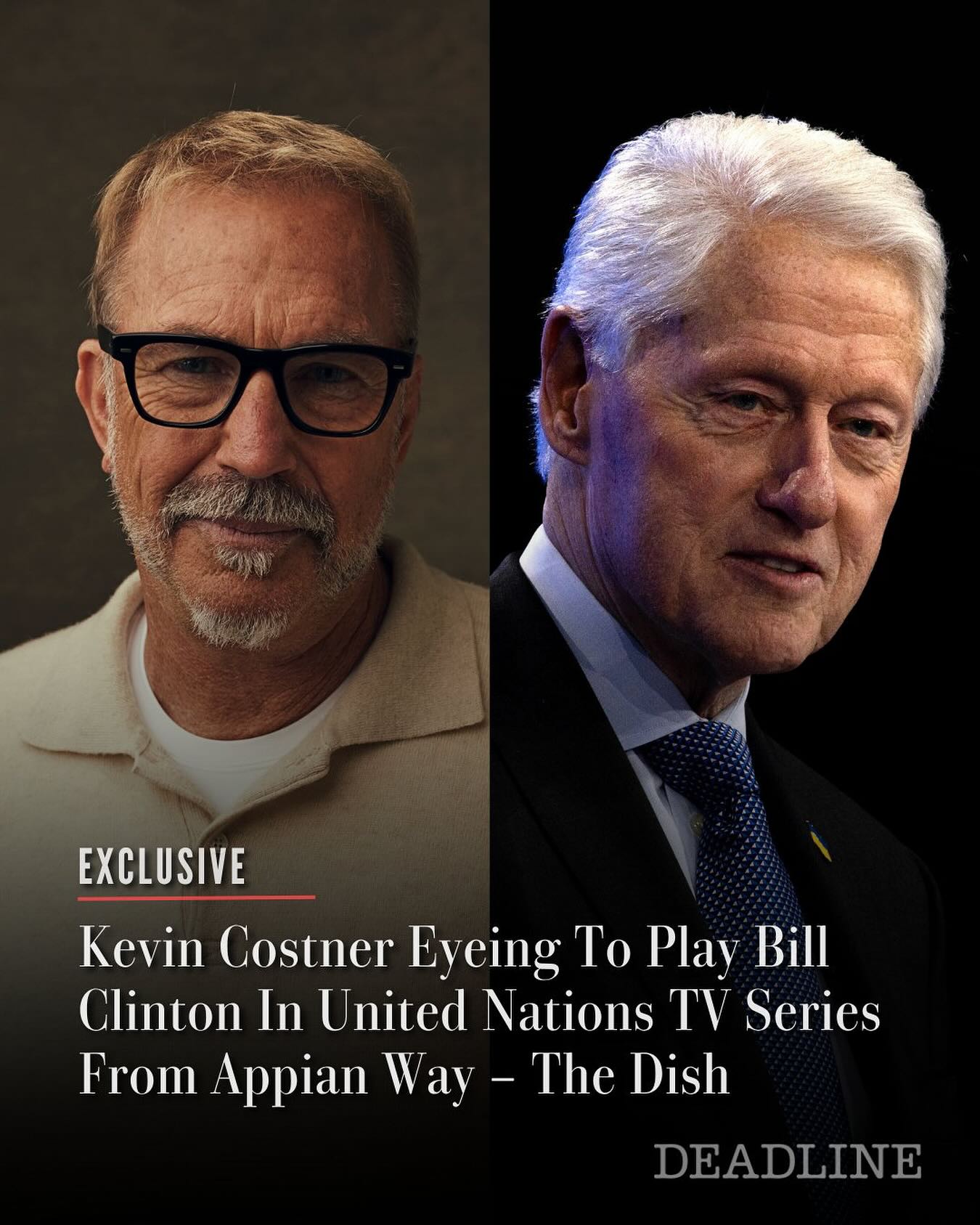 Deadline - EXCLUSIVE: #KevinCostner and Leonardo DiCaprio are teaming ...