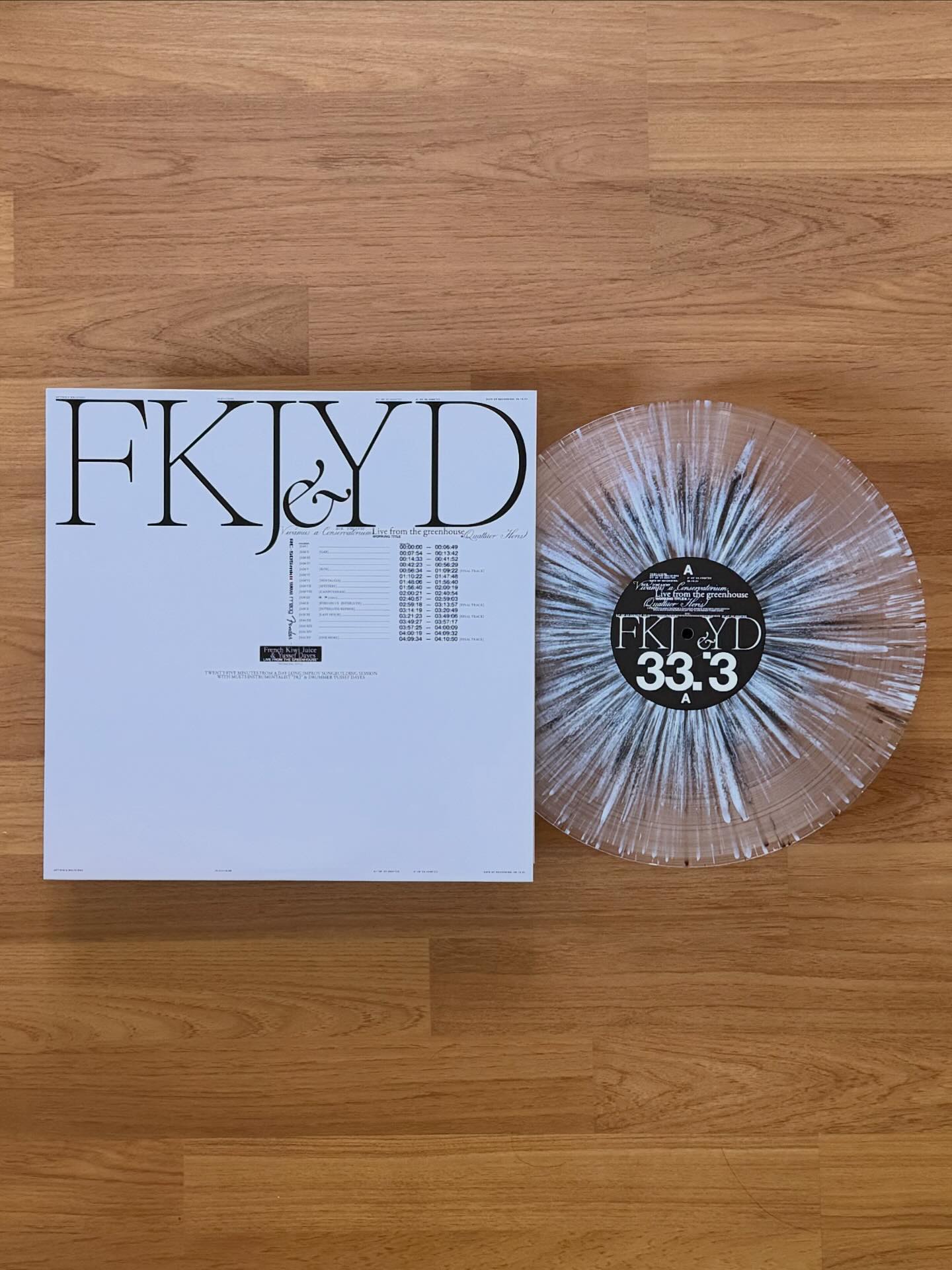 FKJ & Yussef Dayes Live From The Greenhouse 1LP Splatter Vinyl
