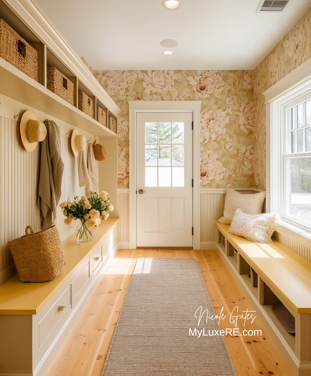 Nicole Gates - Beautiful French Country mud room! 🤎🤎 Do... | Facebook