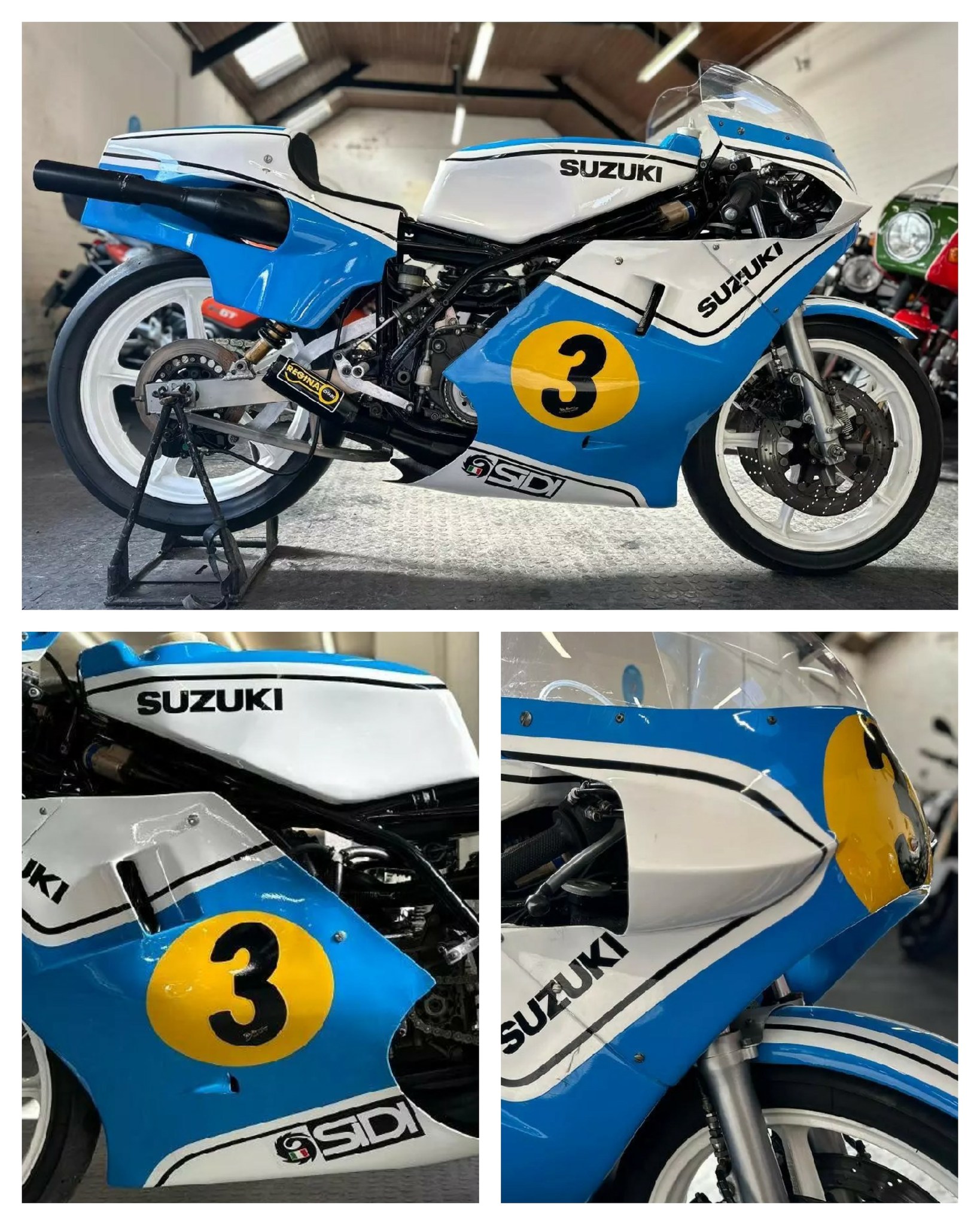 Ad: Modded 1986 Suzuki RG500 in Texaco Heron Racing livery On eBay