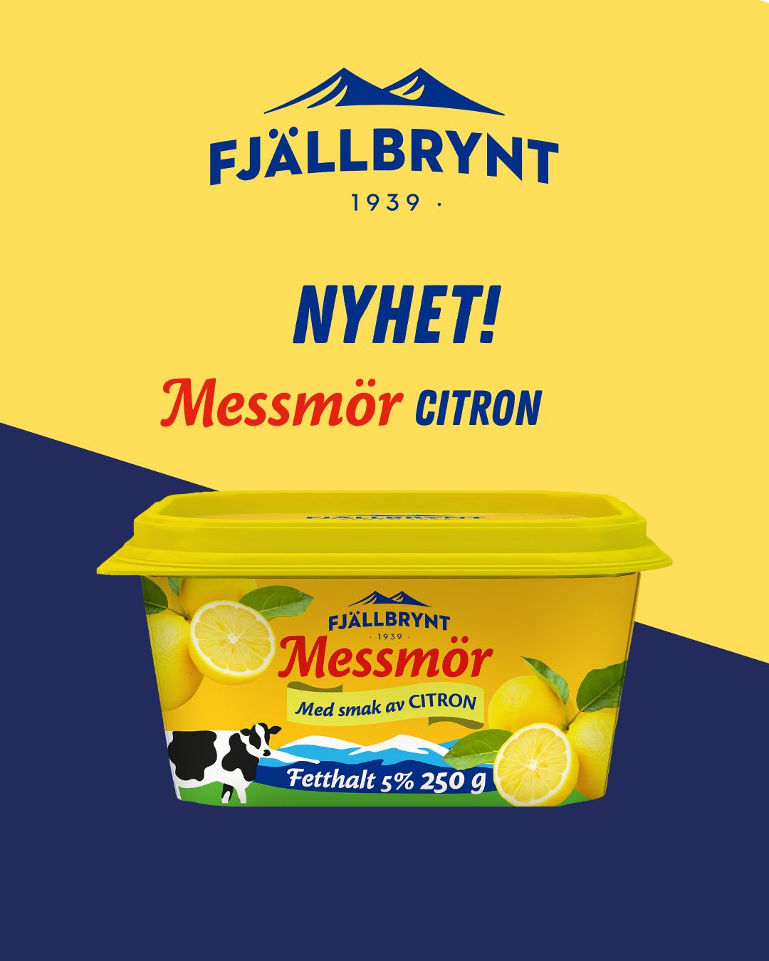 Fjällbrynt - Klassikern messmör har ÄNTLIGEN fått ett syskon. Messmör ...