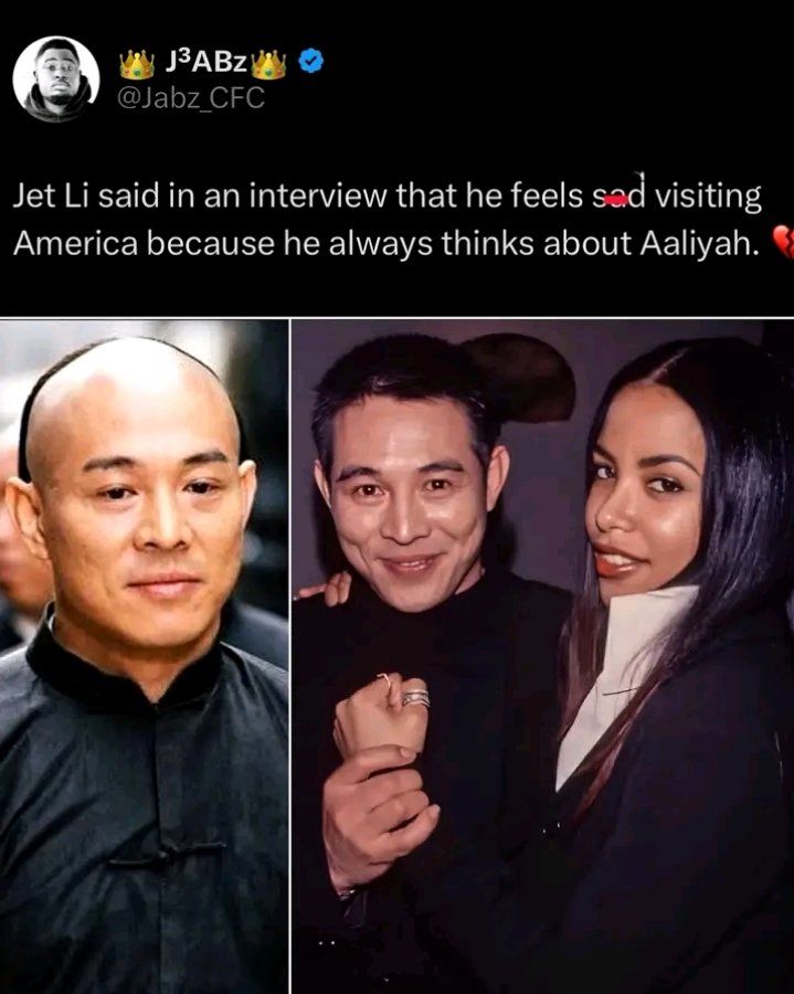 AFRICAN - 🚨💔💔💔 Jet Li never really healed after Aaliyah 💔 Years after ...