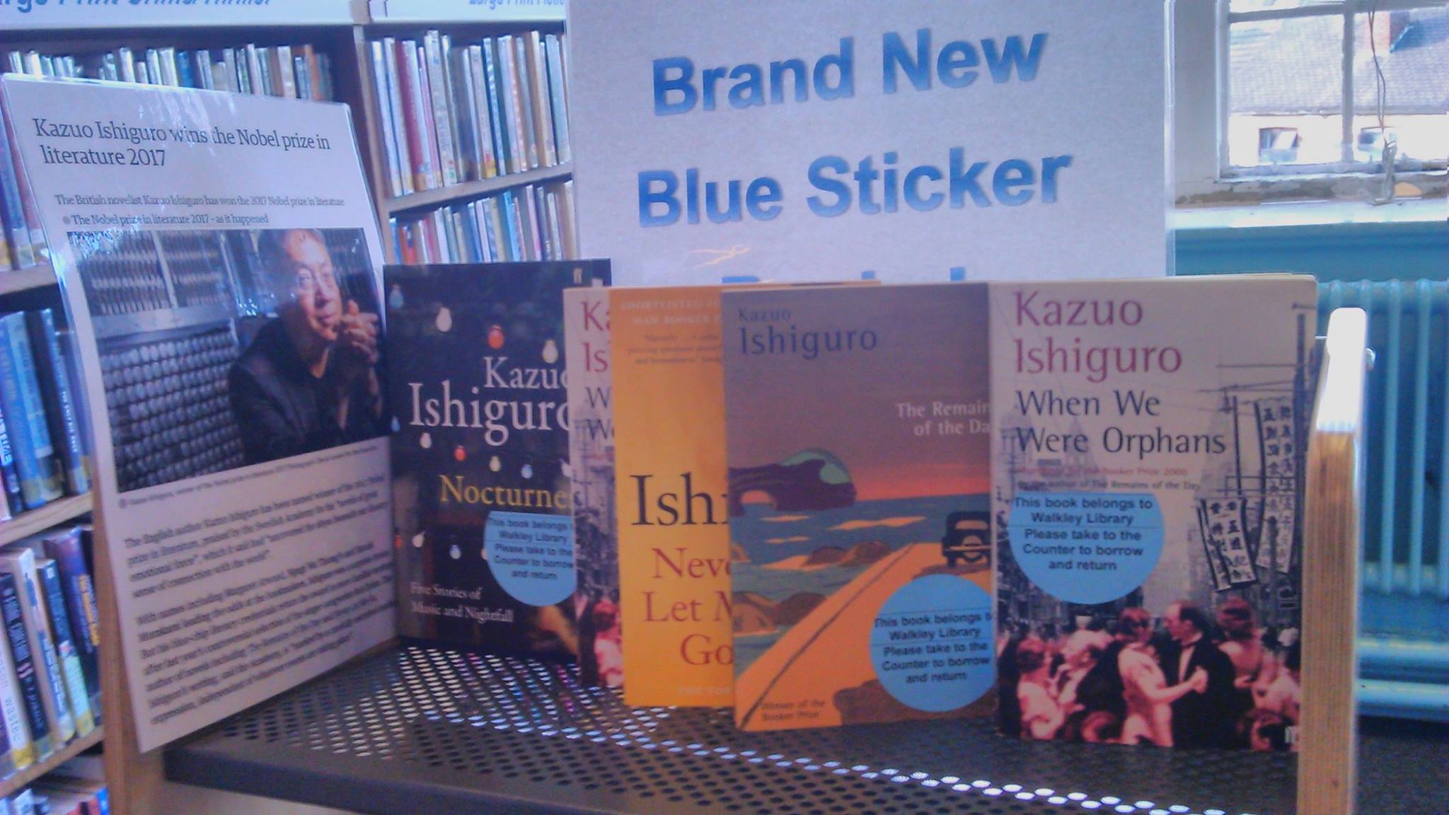 Congratulation to Kazuo Ishiguro... - Save Walkley Library | Facebook