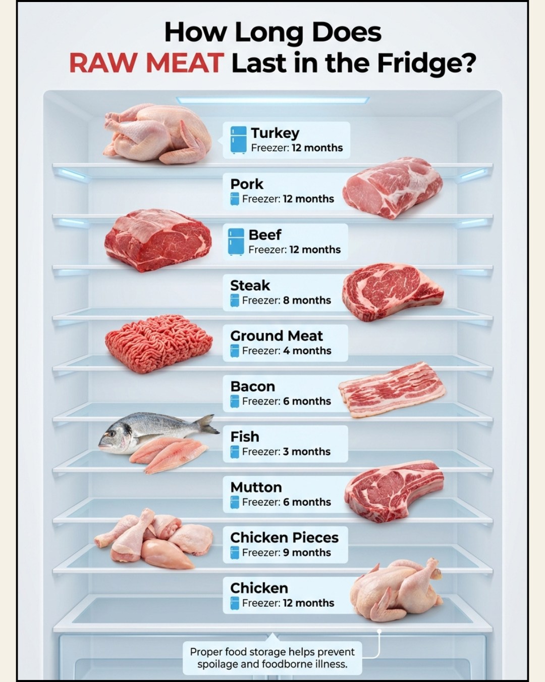Deliciously - How Long Does RAW MEAT Last in the Fridge? Understanding ...
